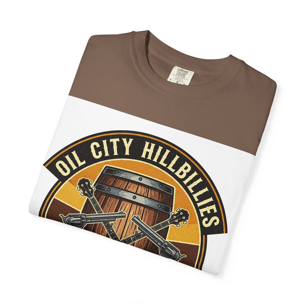 Oil City Hillbillies T-Shirt | Southern Outlaw Country Tee, Music Lover Gift, Vintage Style Shirt, Casual Outfit, Festival Apparel