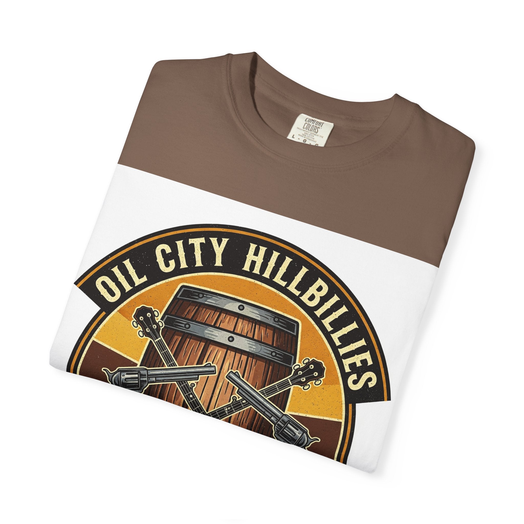 Oil City Hillbillies T-Shirt | Southern Outlaw Country Tee, Music Lover Gift, Vintage Style Shirt, Casual Outfit, Festival Apparel