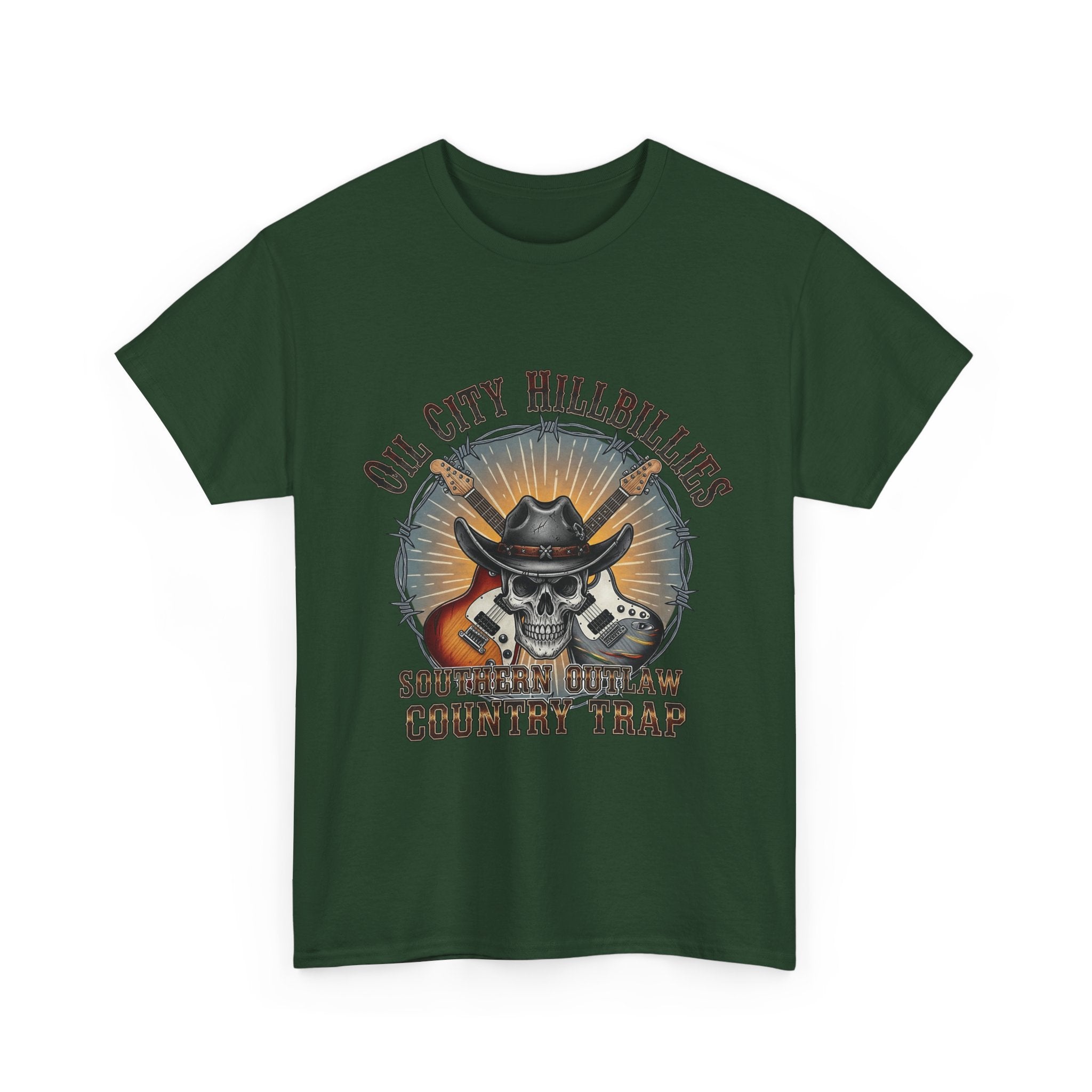 Southern Outlaw Graphic Tee | Unisex Heavy Cotton Tee for Country Music Lovers, Festival Wear, Casual Style, Gift for Him/Her