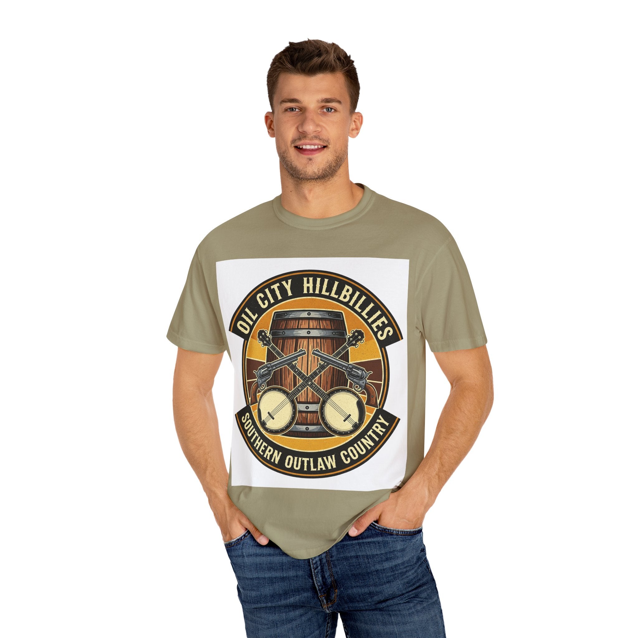 Oil City Hillbillies T-Shirt | Southern Outlaw Country Tee, Music Lover Gift, Vintage Style Shirt, Casual Outfit, Festival Apparel
