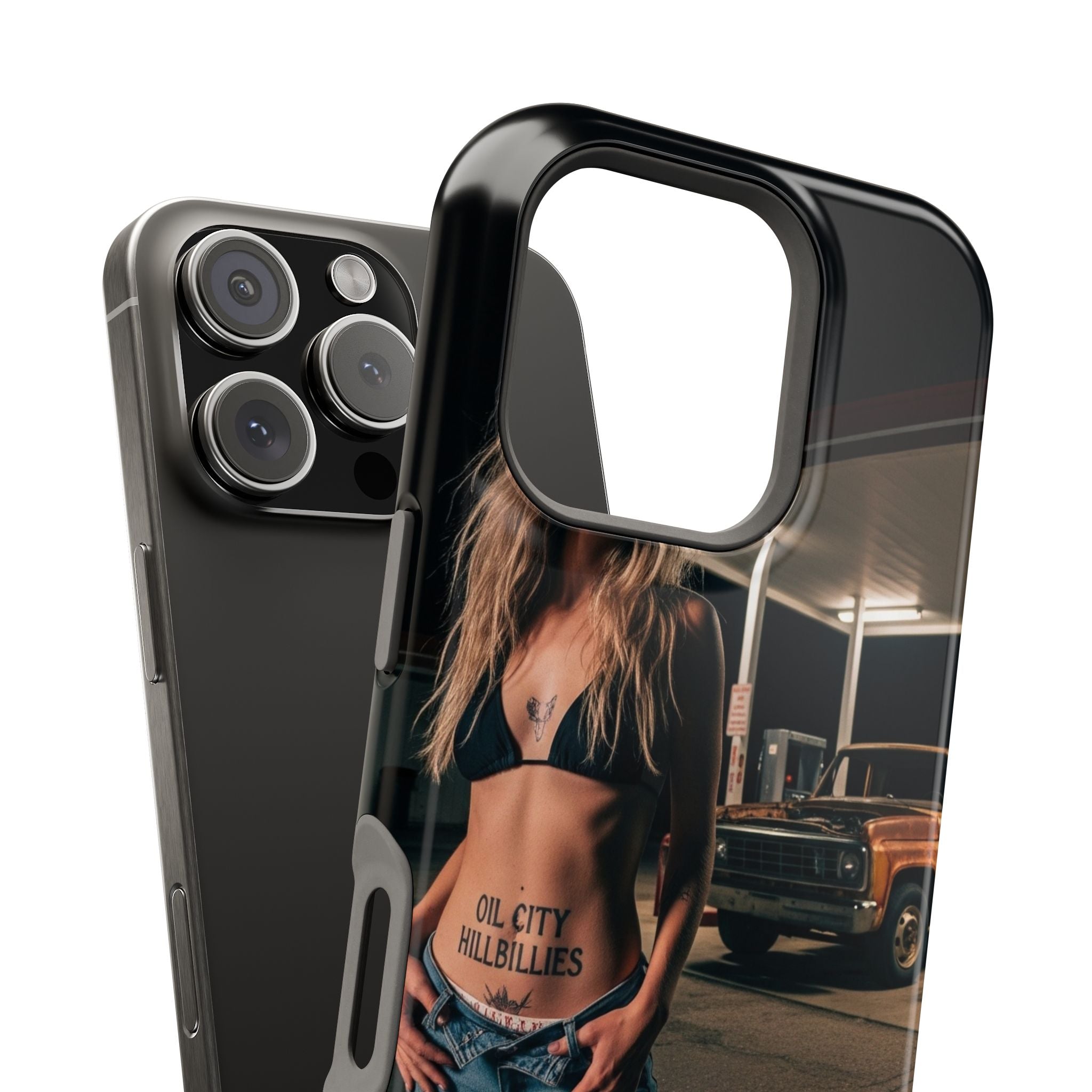 Oil City Hillbillies Magnetic Tough Cases | Personalized Phone Cover, Unique Gift for Country Lovers, Tough Cell Phone Case, Hillbilly Style