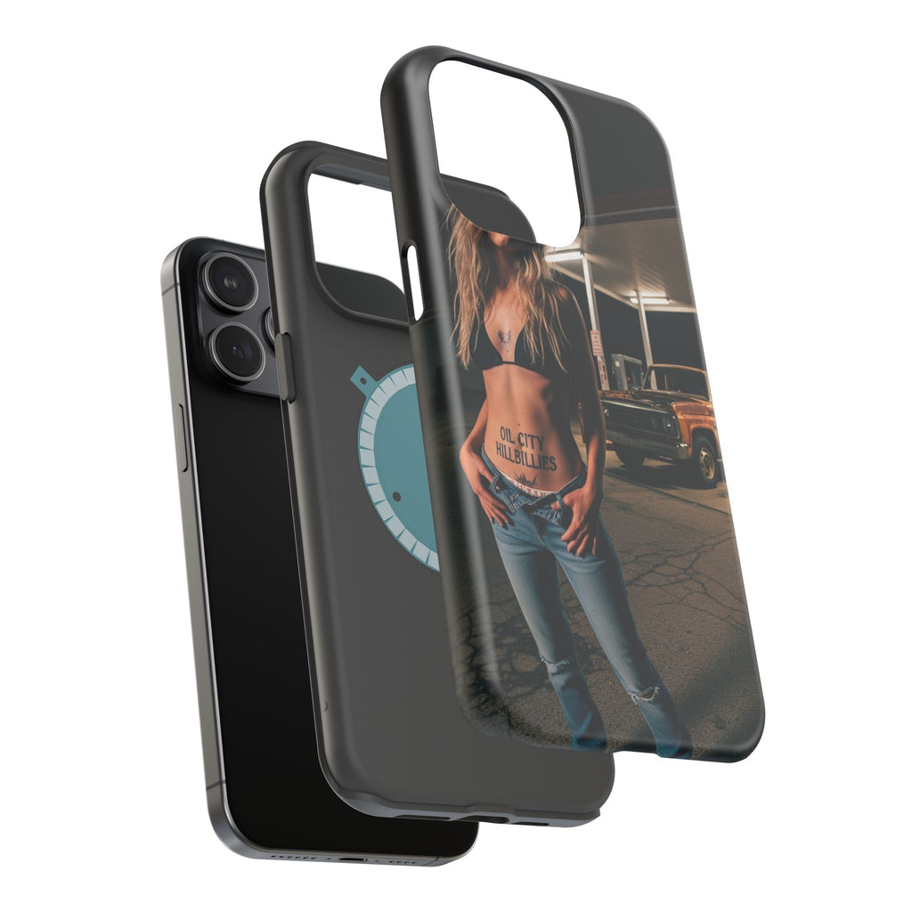 Oil City Hillbillies Magnetic Tough Cases | Personalized Phone Cover, Unique Gift for Country Lovers, Tough Cell Phone Case, Hillbilly Style