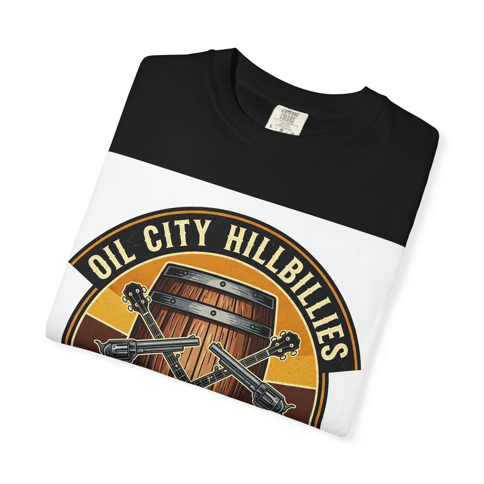 Oil City Hillbillies T-Shirt | Southern Outlaw Country Tee, Music Lover Gift, Vintage Style Shirt, Casual Outfit, Festival Apparel