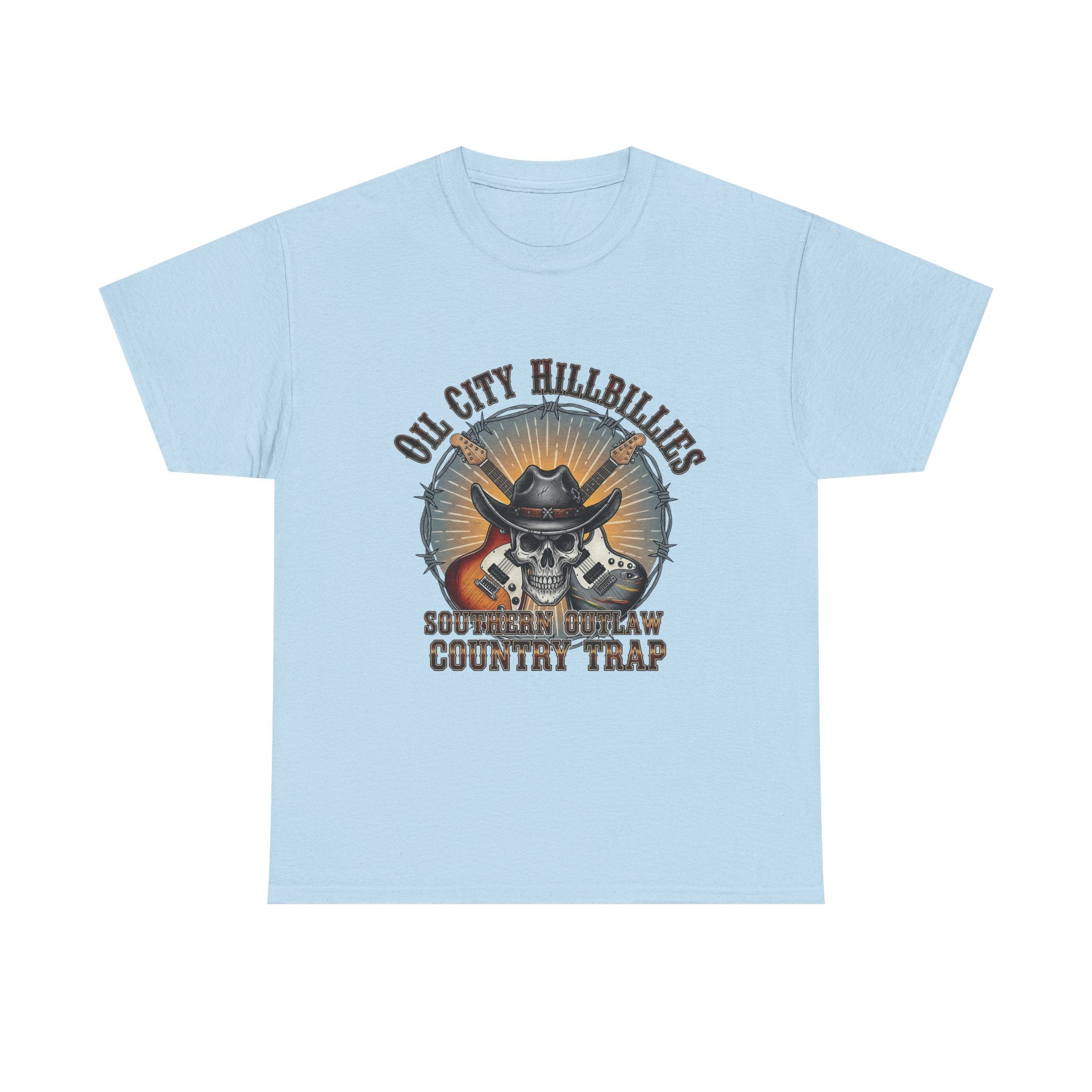 Southern Outlaw Graphic Tee | Unisex Heavy Cotton Tee for Country Music Lovers, Festival Wear, Casual Style, Gift for Him/Her