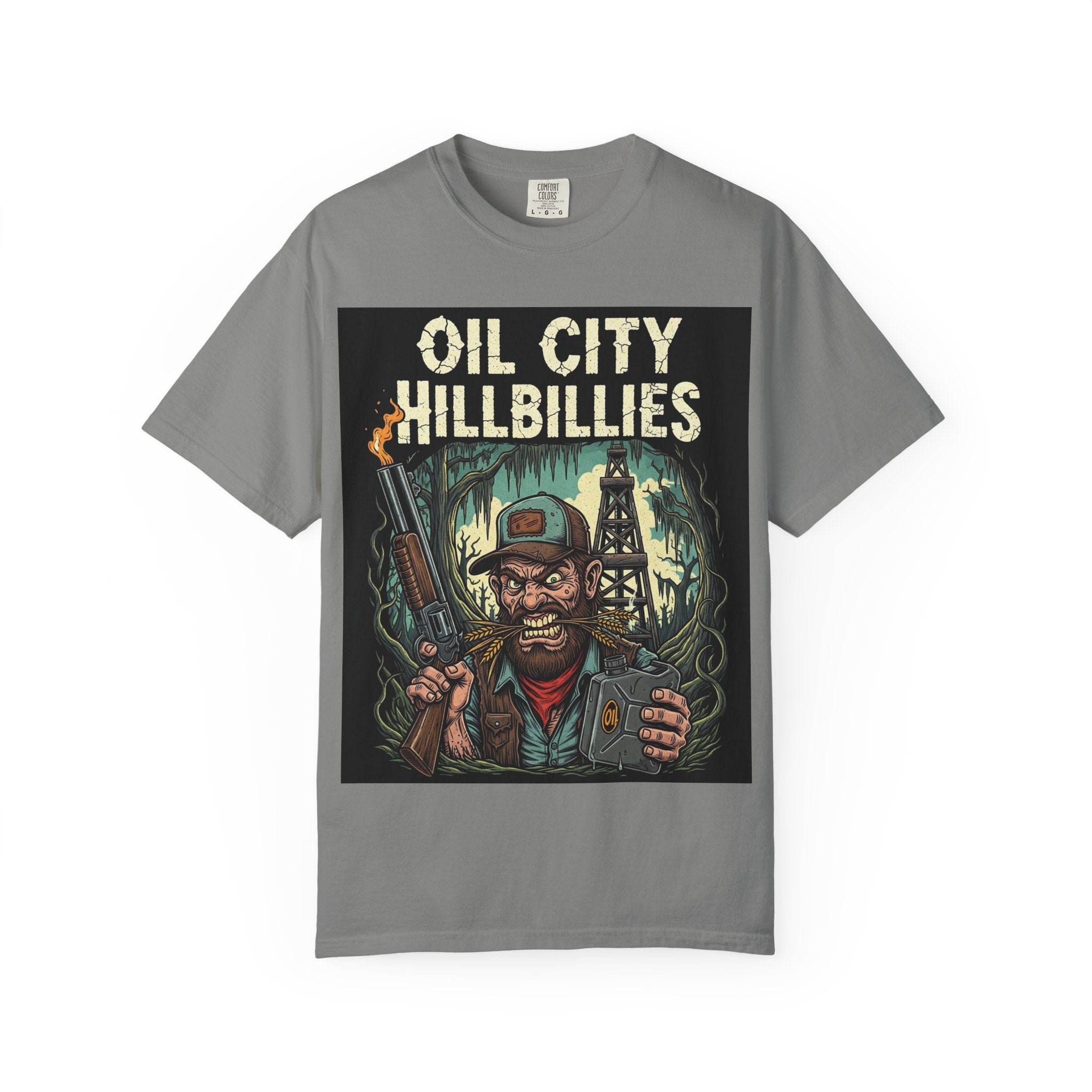 Oil City Hillbillies Unisex T-Shirt – Vintage Graphic Tee, Funny Gift, Casual Wear, Festive Party Shirt, 90s Nostalgia Style