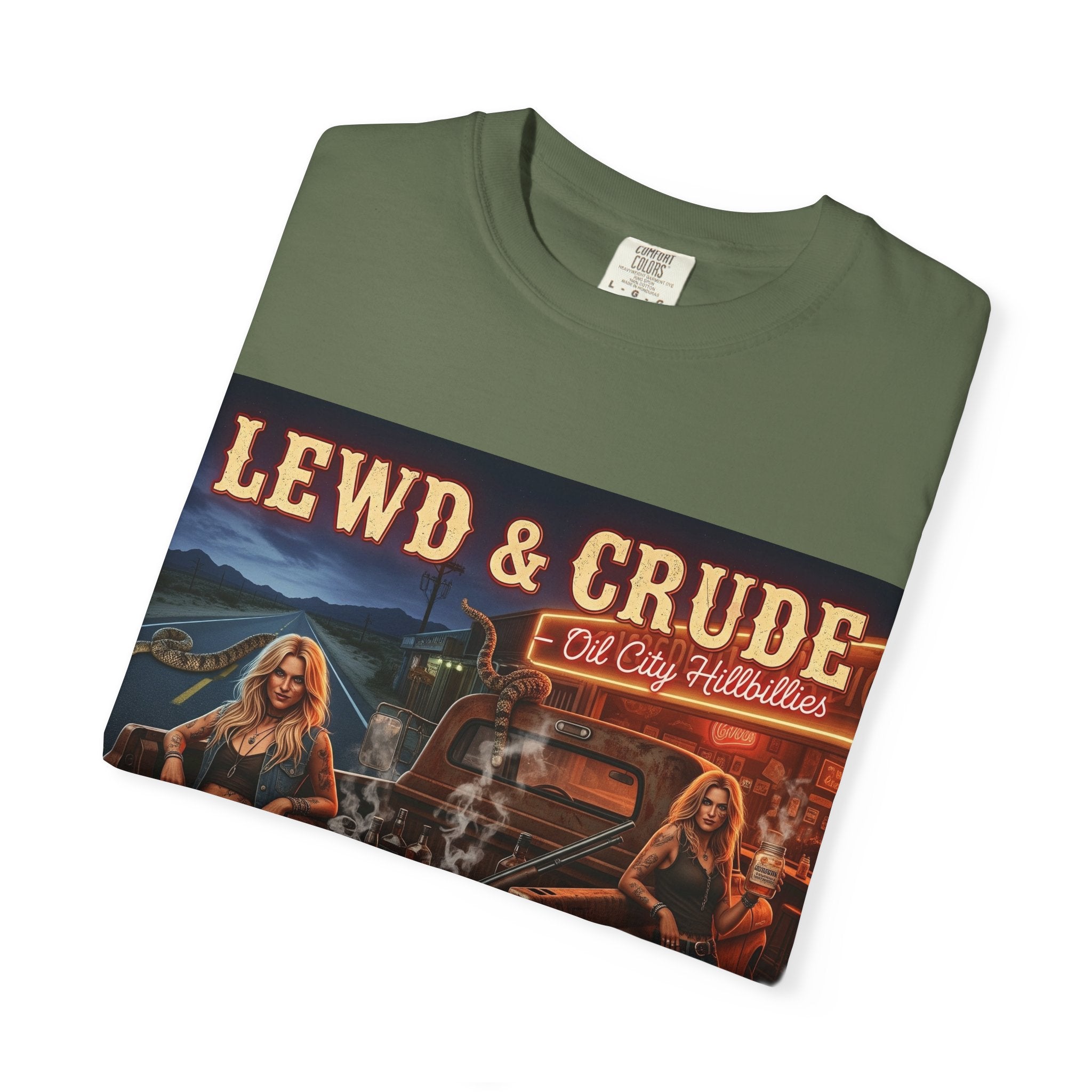 Vintage-Inspired Oil City Hillbillies Graphic Tee, Retro T-Shirt for Southern Outlaws, Perfect Gift for Birthdays, Parties, or Everyday Wear