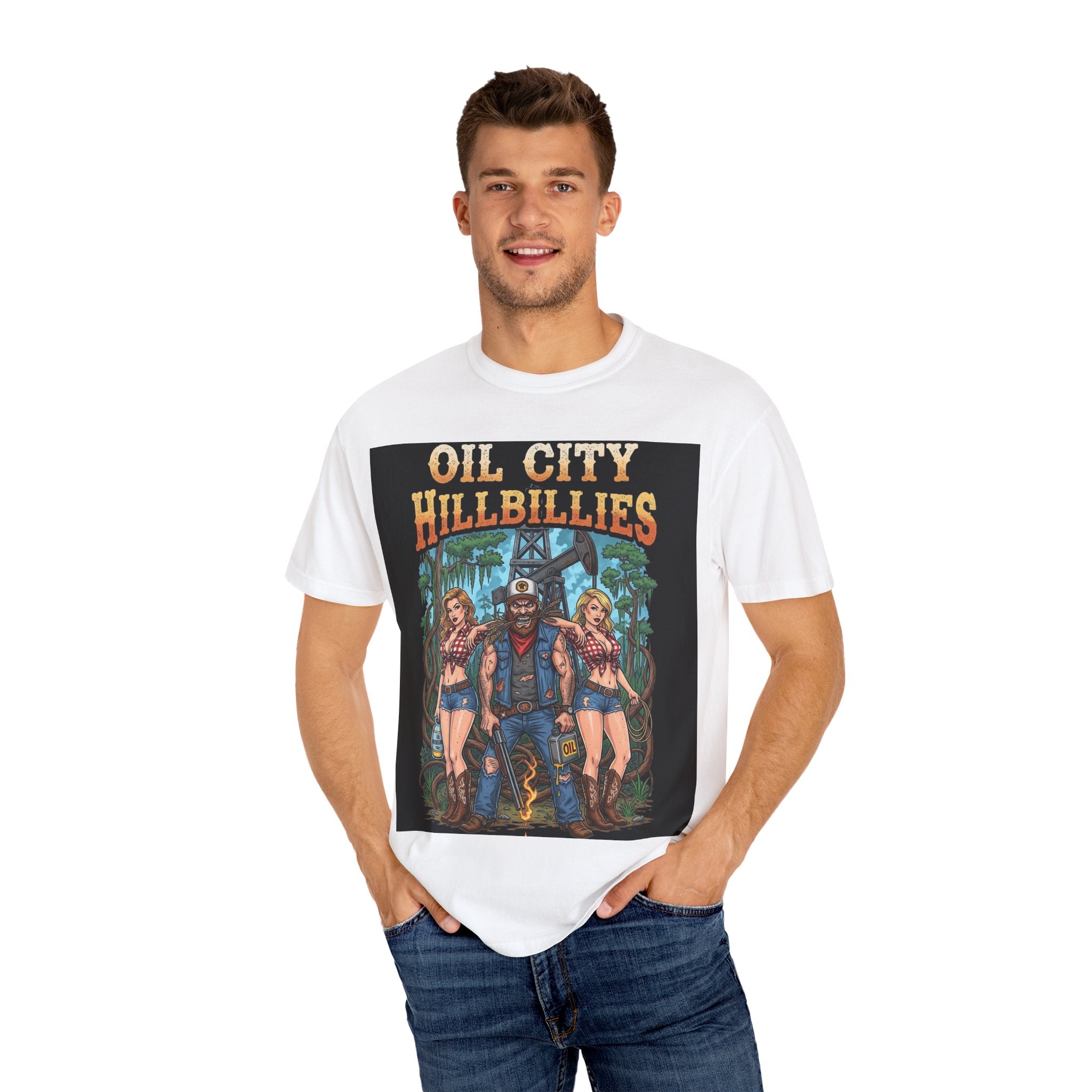 Vintage Graphic Tee – Oil City Hillbillies Shirt, Unisex T-Shirt, Casual Wear, Festival Outfit, Southern Pride Apparel