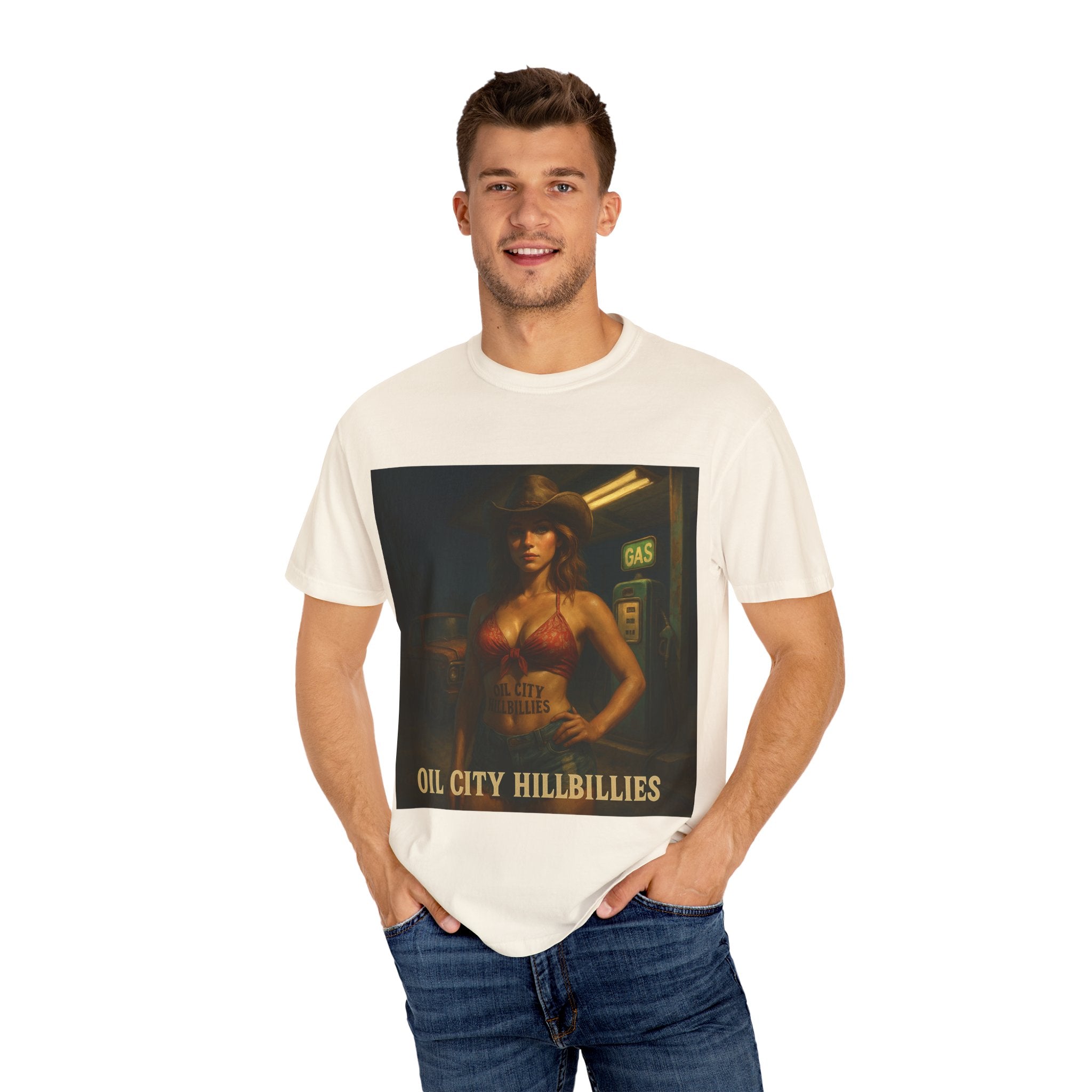 Vintage Oil City Hillbillies T-Shirt, Retro Graphic Tee for Country Lovers, Casual Wear, Music Festival Apparel, Unique Gift Idea