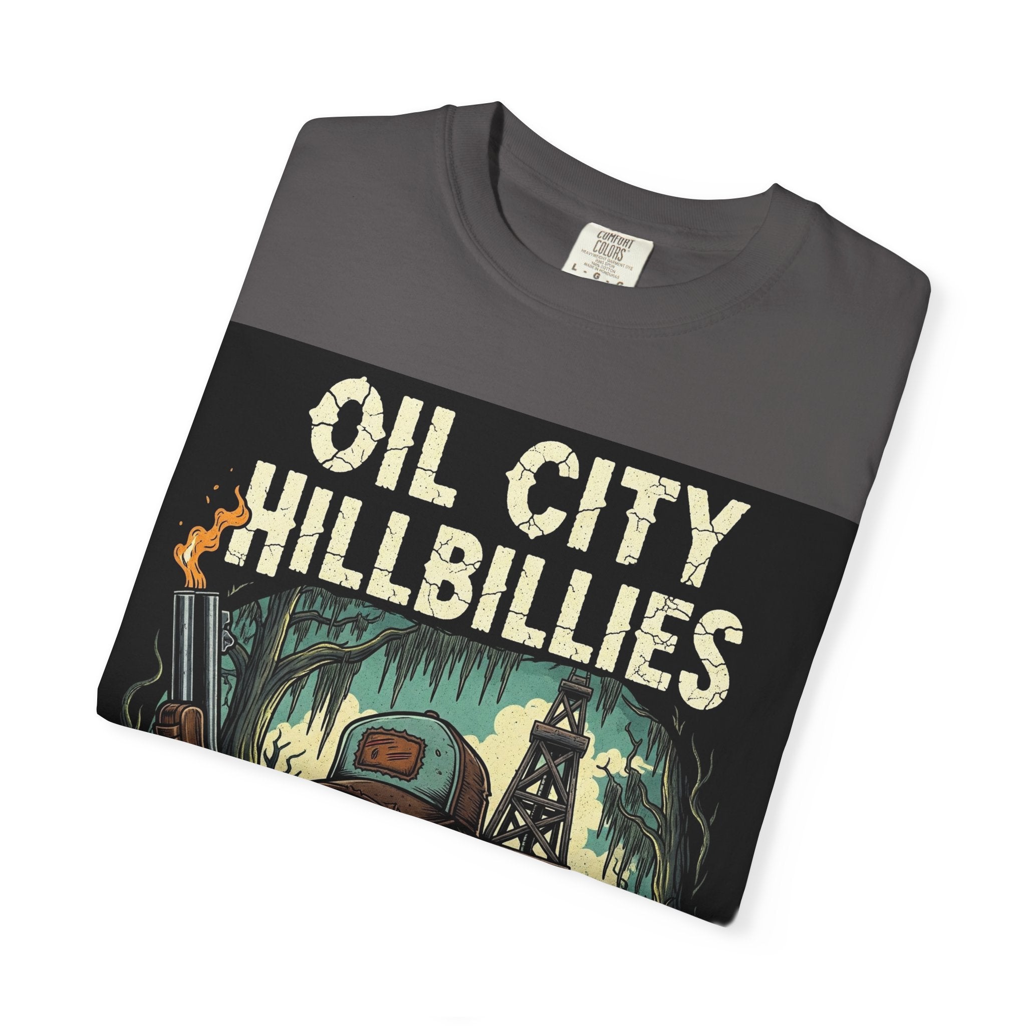 Oil City Hillbillies Unisex T-Shirt – Vintage Graphic Tee, Funny Gift, Casual Wear, Festive Party Shirt, 90s Nostalgia Style