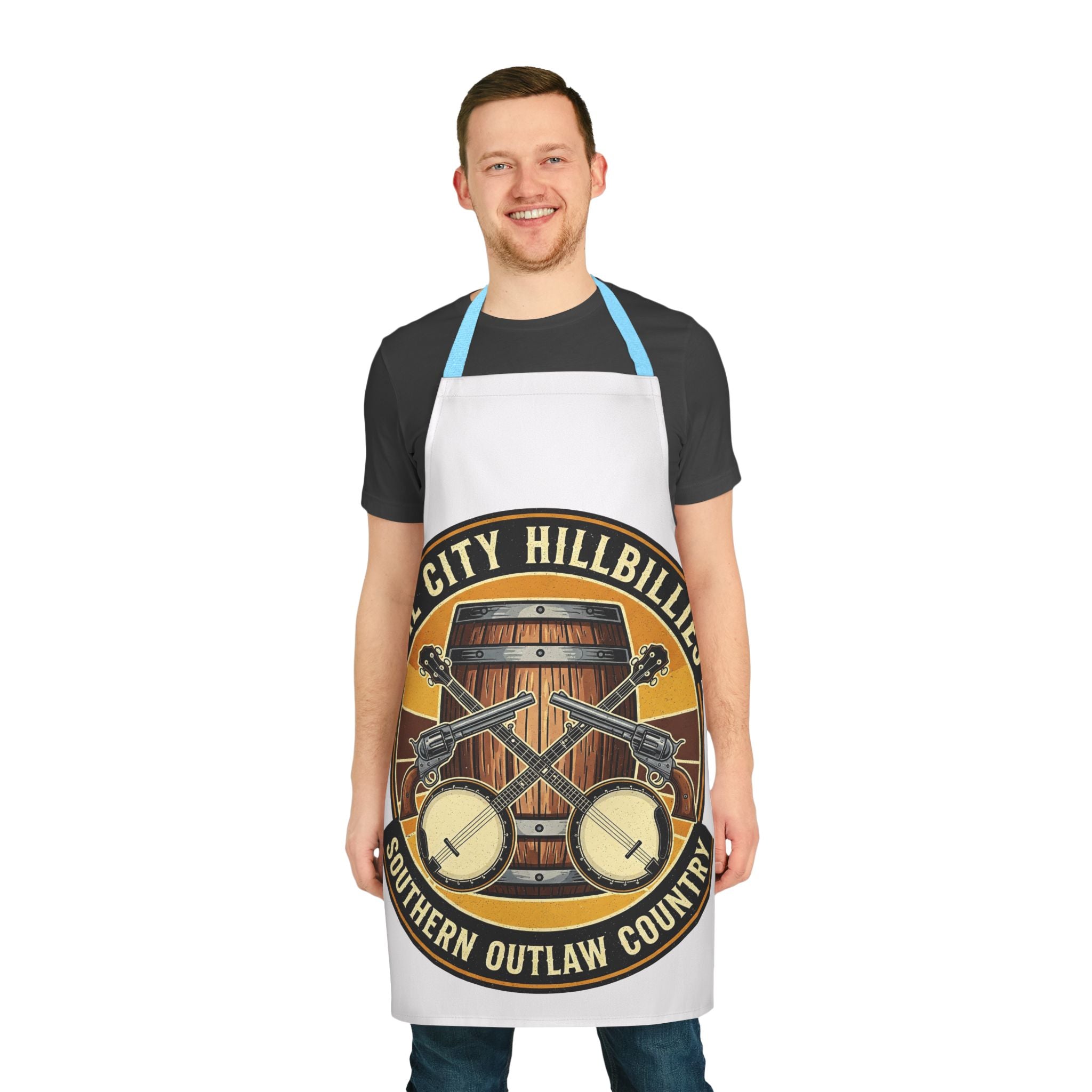 Southern Outlaw Country Apron – Perfect Gift for Foodies & BBQ Lovers, Cooking Party Wear, Unique Kitchen Decor, Hipster Gift