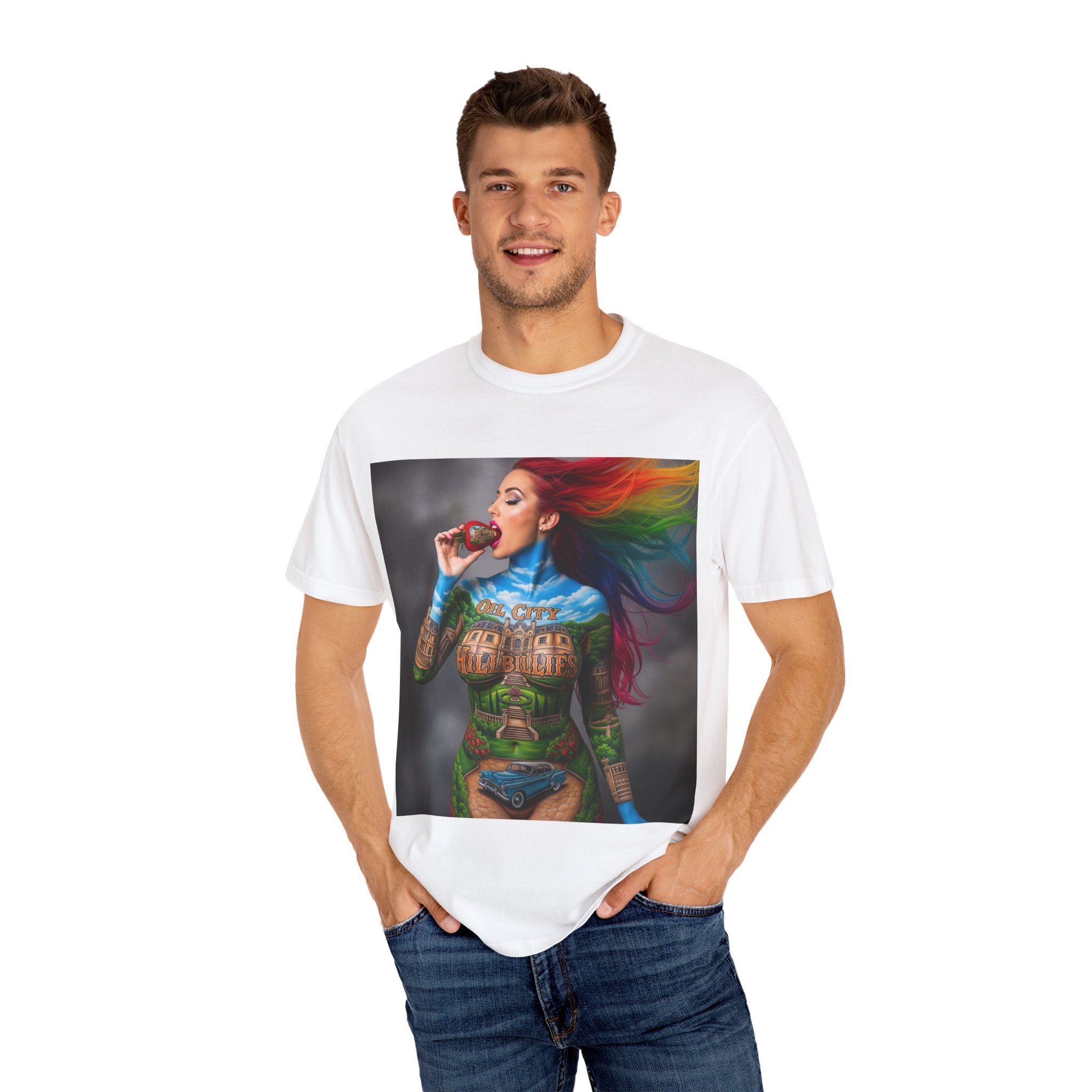 Vibrant Art-Inspired Unisex T-Shirt, Unique Graphic Tee for Art Lovers, Colorful Casual Wear, Gift for Creative Souls, Festival Clothing