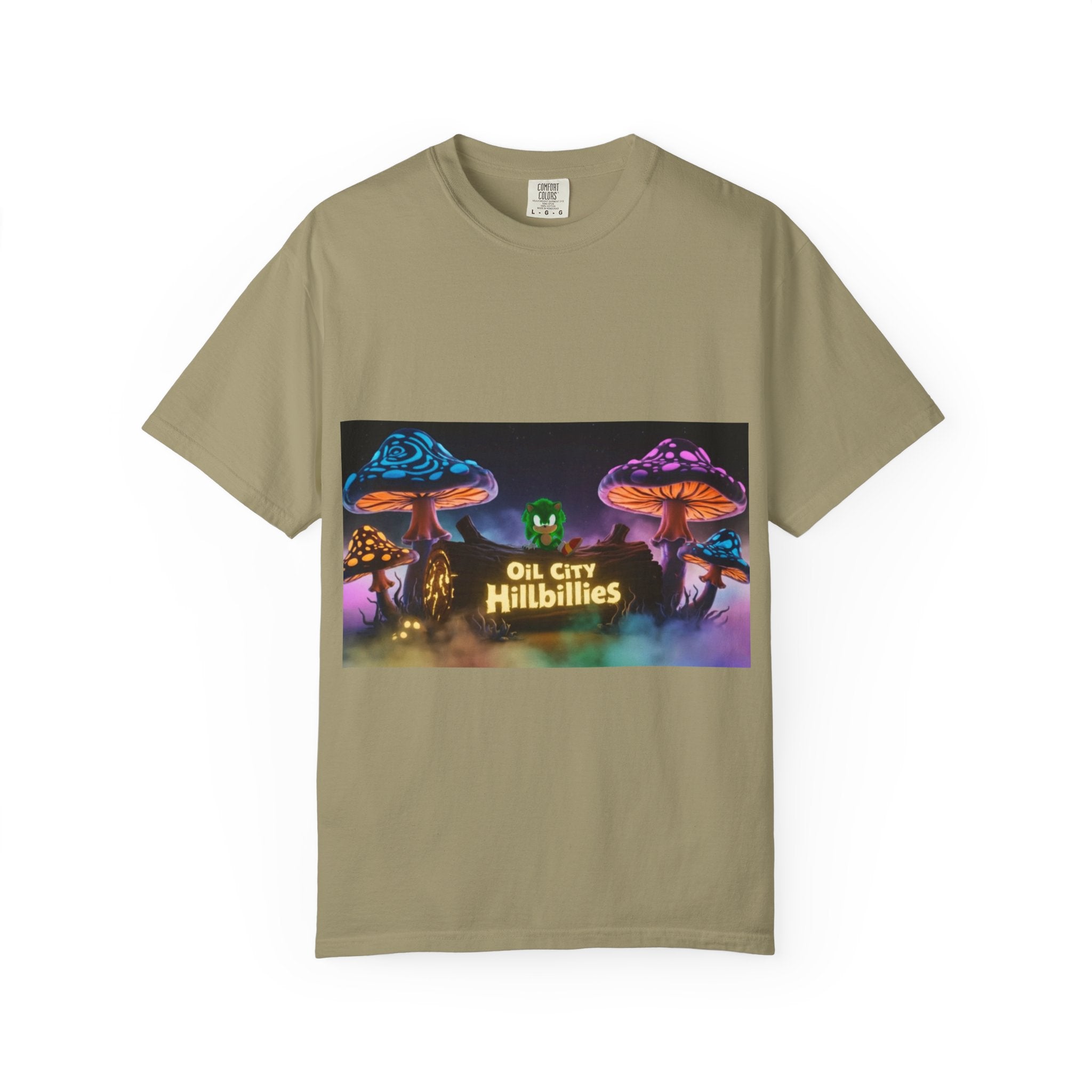 Chronic the Hemphog, Oil City Hillbillies T-Shirt | Unisex Garment-Dyed Tee for Art Lovers, Festival Goers, Quirky Gifts, Retro Style, Summer Essential
