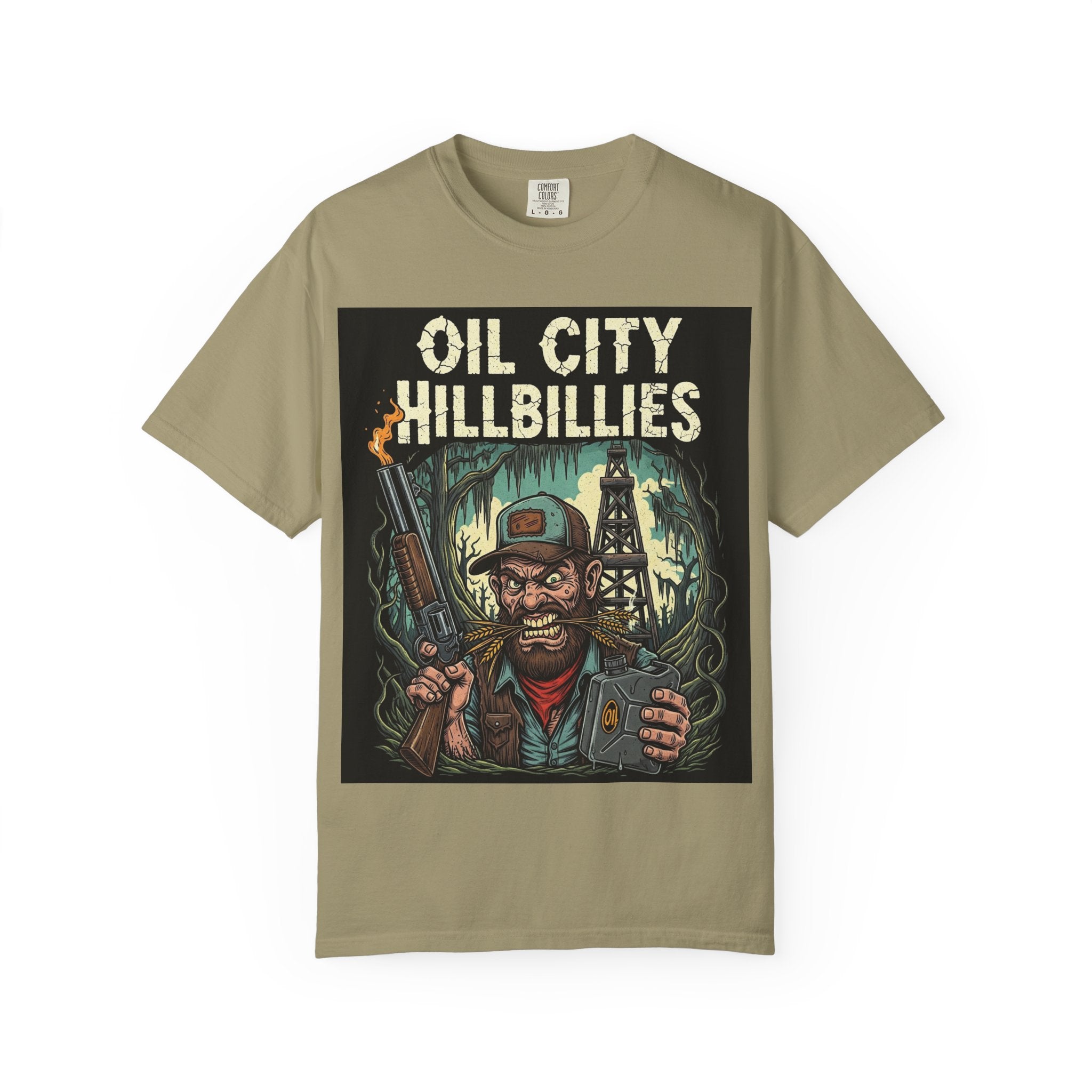 Oil City Hillbillies Unisex T-Shirt – Vintage Graphic Tee, Funny Gift, Casual Wear, Festive Party Shirt, 90s Nostalgia Style
