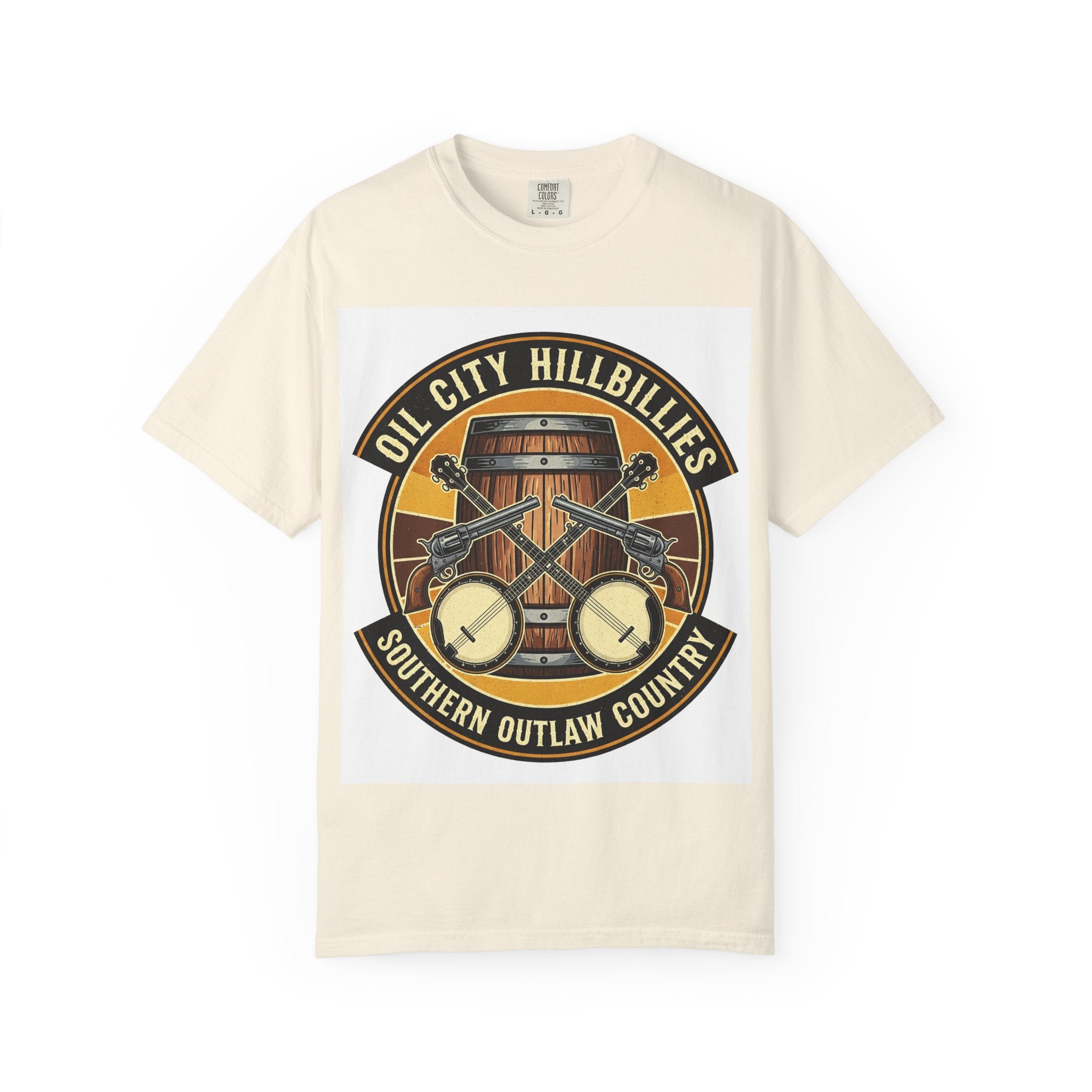 Oil City Hillbillies T-Shirt | Southern Outlaw Country Tee, Music Lover Gift, Vintage Style Shirt, Casual Outfit, Festival Apparel