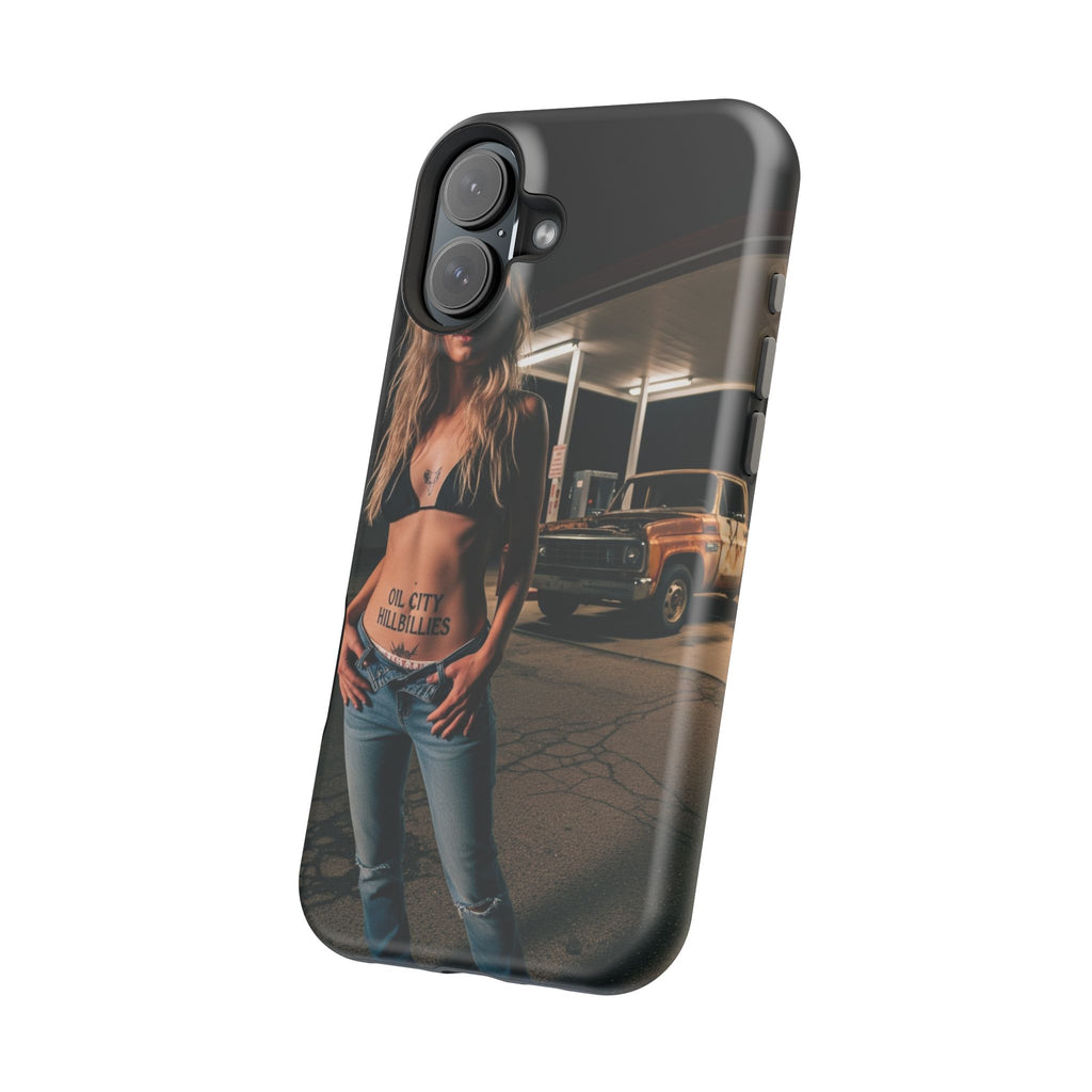 Oil City Hillbillies Magnetic Tough Cases | Personalized Phone Cover, Unique Gift for Country Lovers, Tough Cell Phone Case, Hillbilly Style