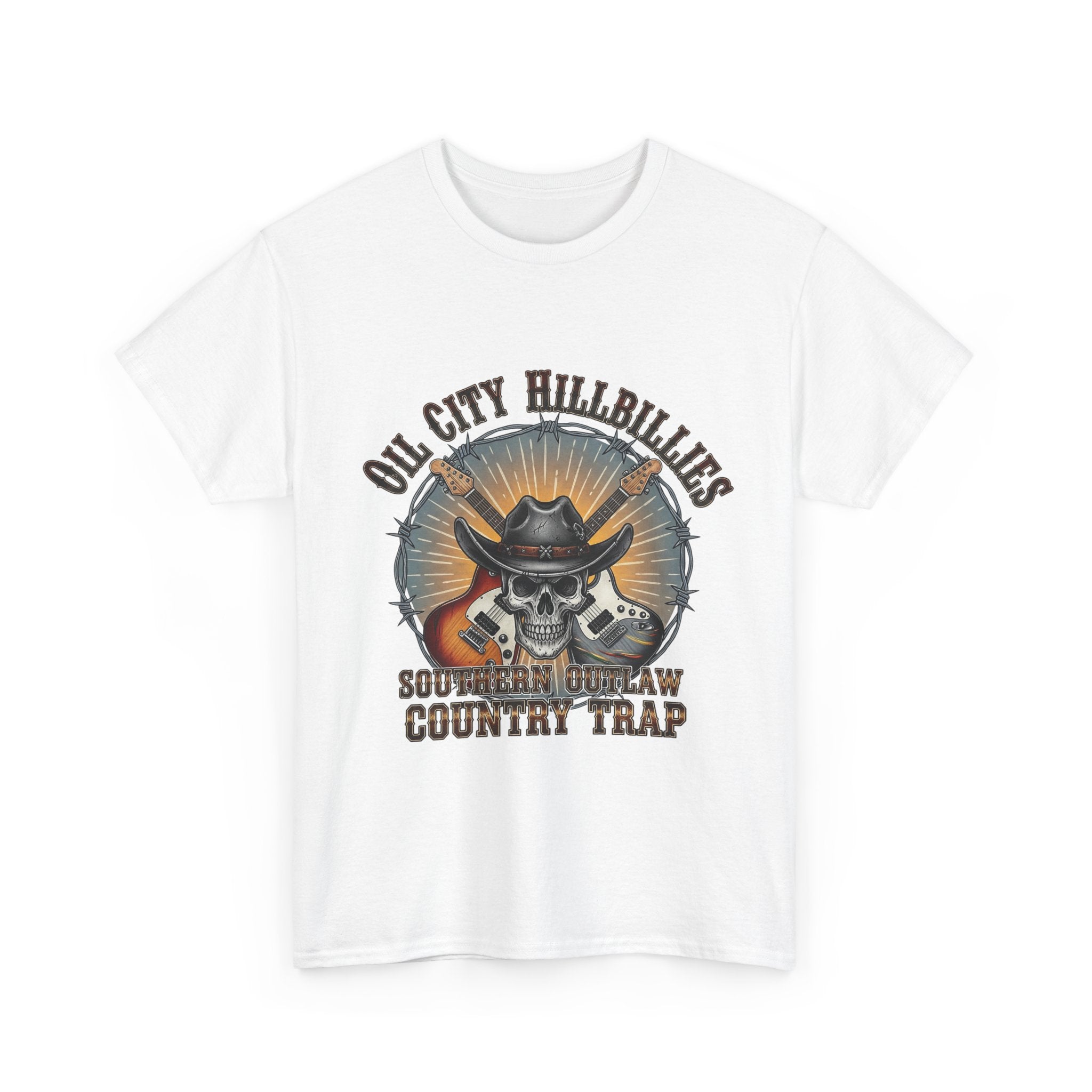 Southern Outlaw Graphic Tee | Unisex Heavy Cotton Tee for Country Music Lovers, Festival Wear, Casual Style, Gift for Him/Her