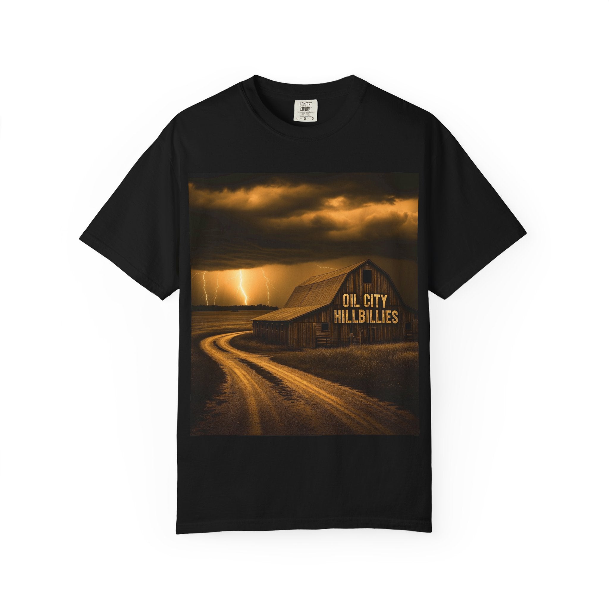 Oil City Hillbillies Vintage Graphic Tee – Unisex Outlaw Country T-Shirt, Southern Rock Band Merch, Country Concert Shirt