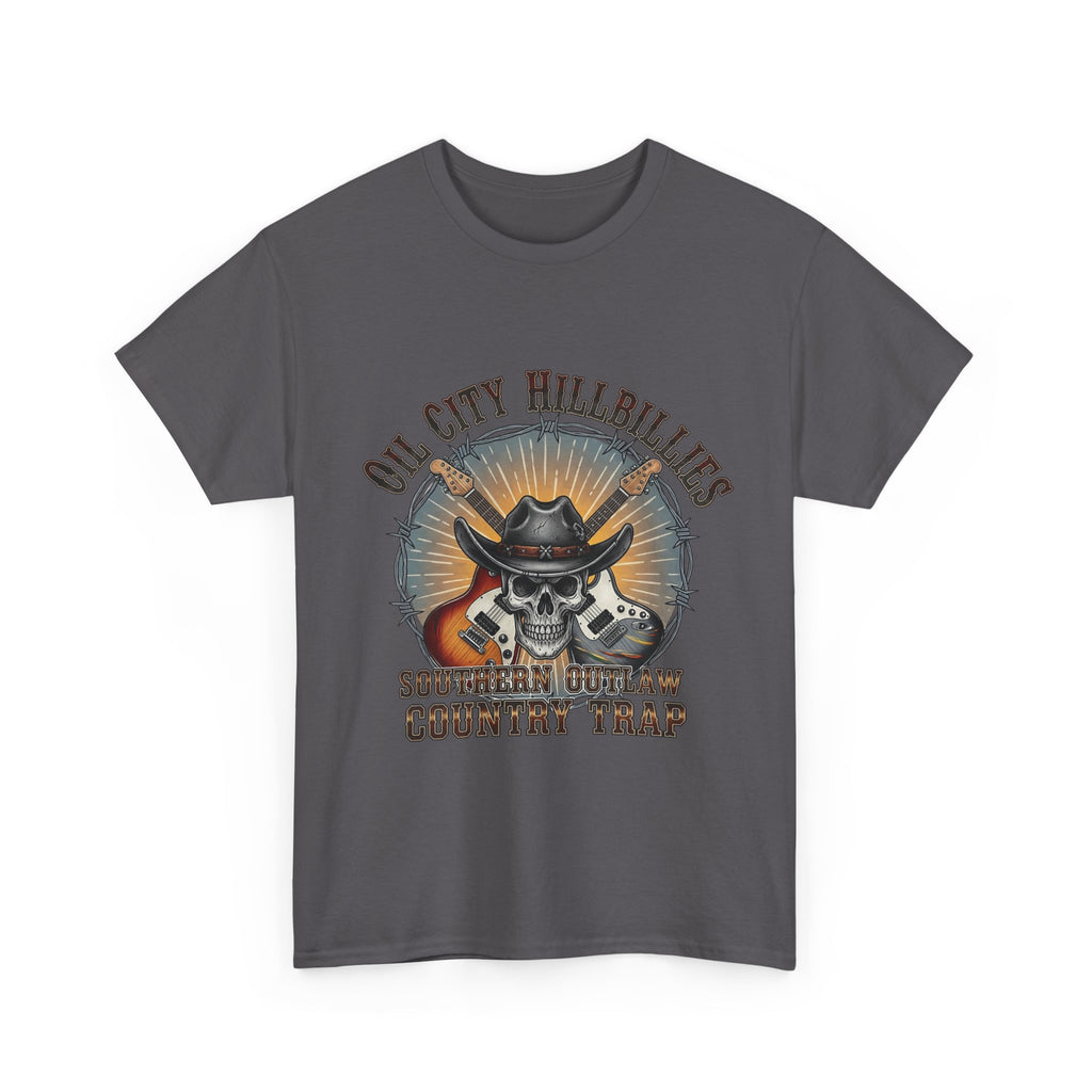 Southern Outlaw Graphic Tee | Unisex Heavy Cotton Tee for Country Music Lovers, Festival Wear, Casual Style, Gift for Him/Her