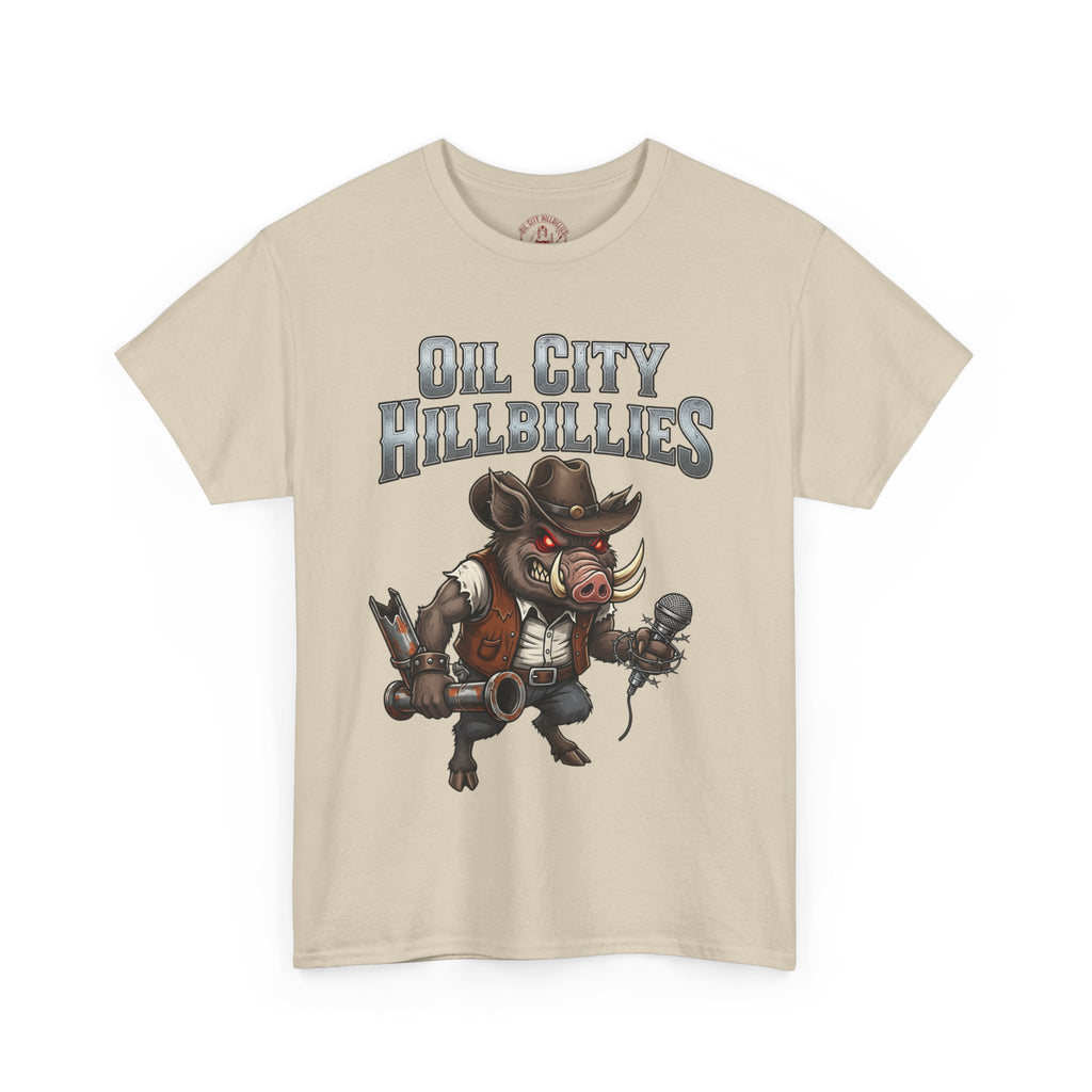 Oil City Hillbillies Unisex Tee - Country Humor Shirt, Vintage Graphic Tee, Perfect for Music Lovers, BBQ Events, Gifting, Everyday Wear
