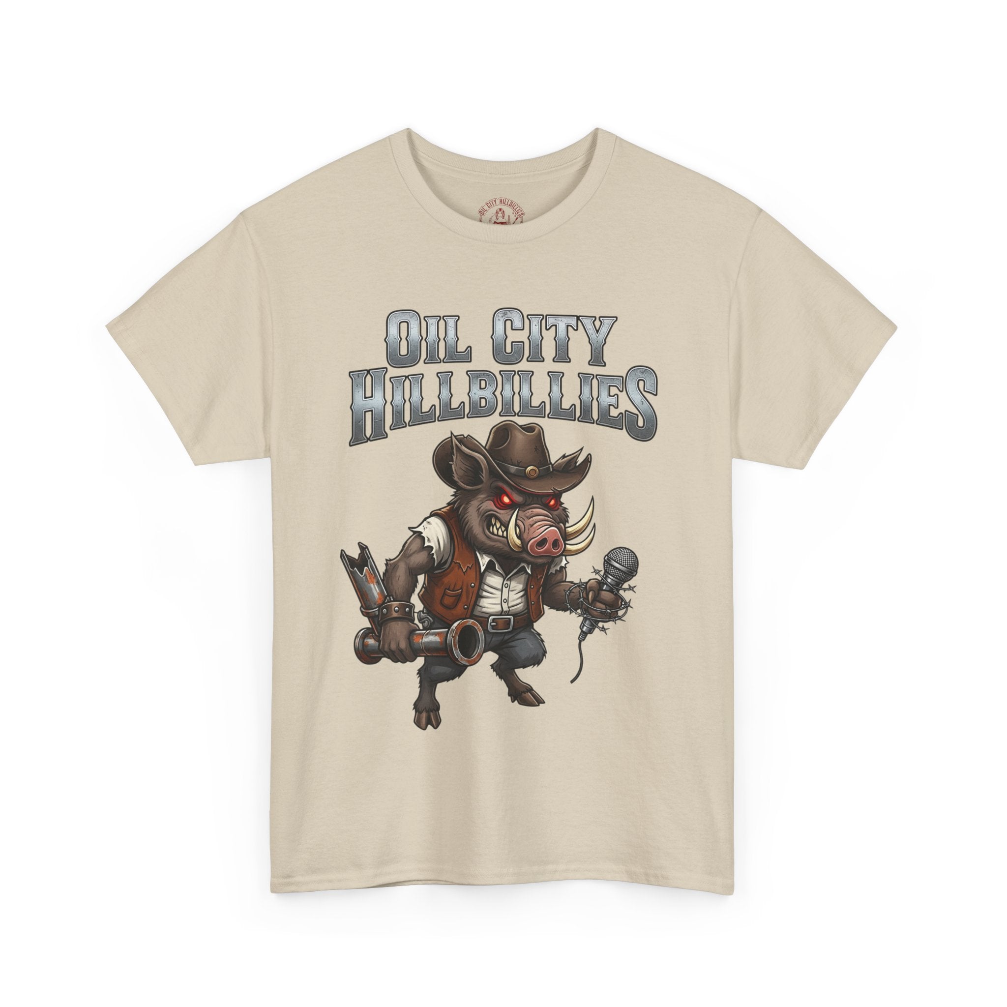 Oil City Hillbillies Unisex Tee - Country Humor Shirt, Vintage Graphic Tee, Perfect for Music Lovers, BBQ Events, Gifting, Everyday Wear
