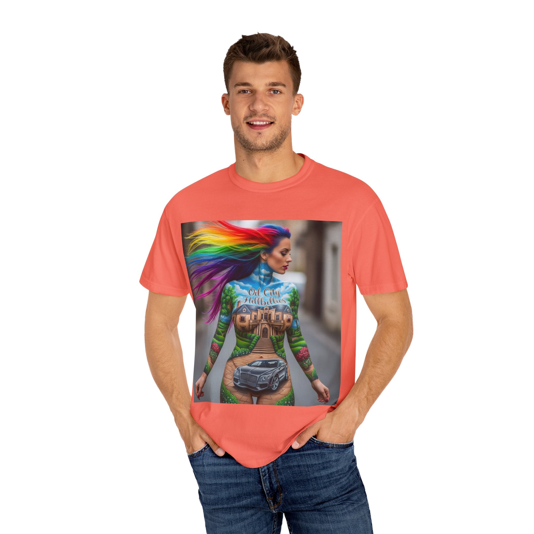 Vibrant Graphic T-Shirt for Creative Souls | Unisex Tee, Festival Wear, Casual Street Style, Gift for Art Lovers