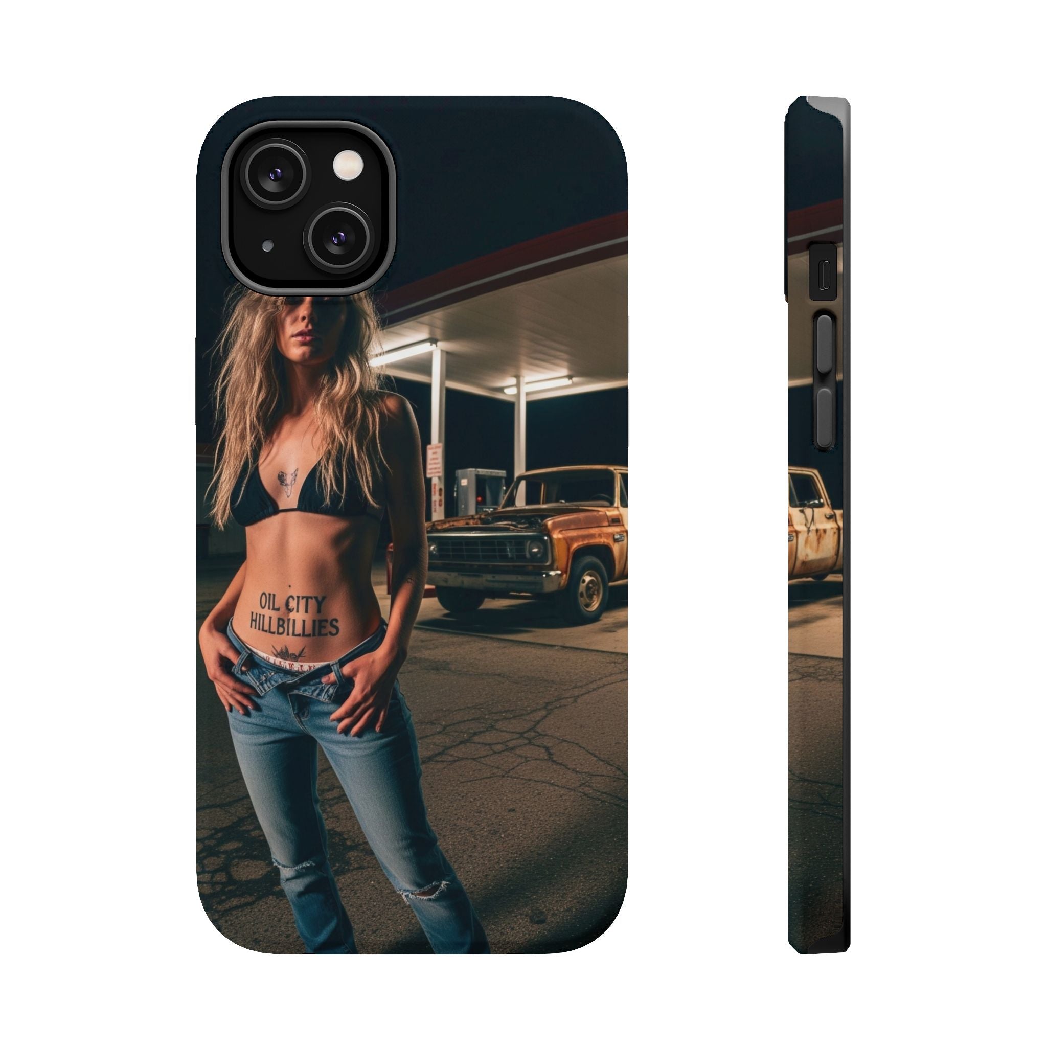 Oil City Hillbillies Magnetic Tough Cases | Personalized Phone Cover, Unique Gift for Country Lovers, Tough Cell Phone Case, Hillbilly Style