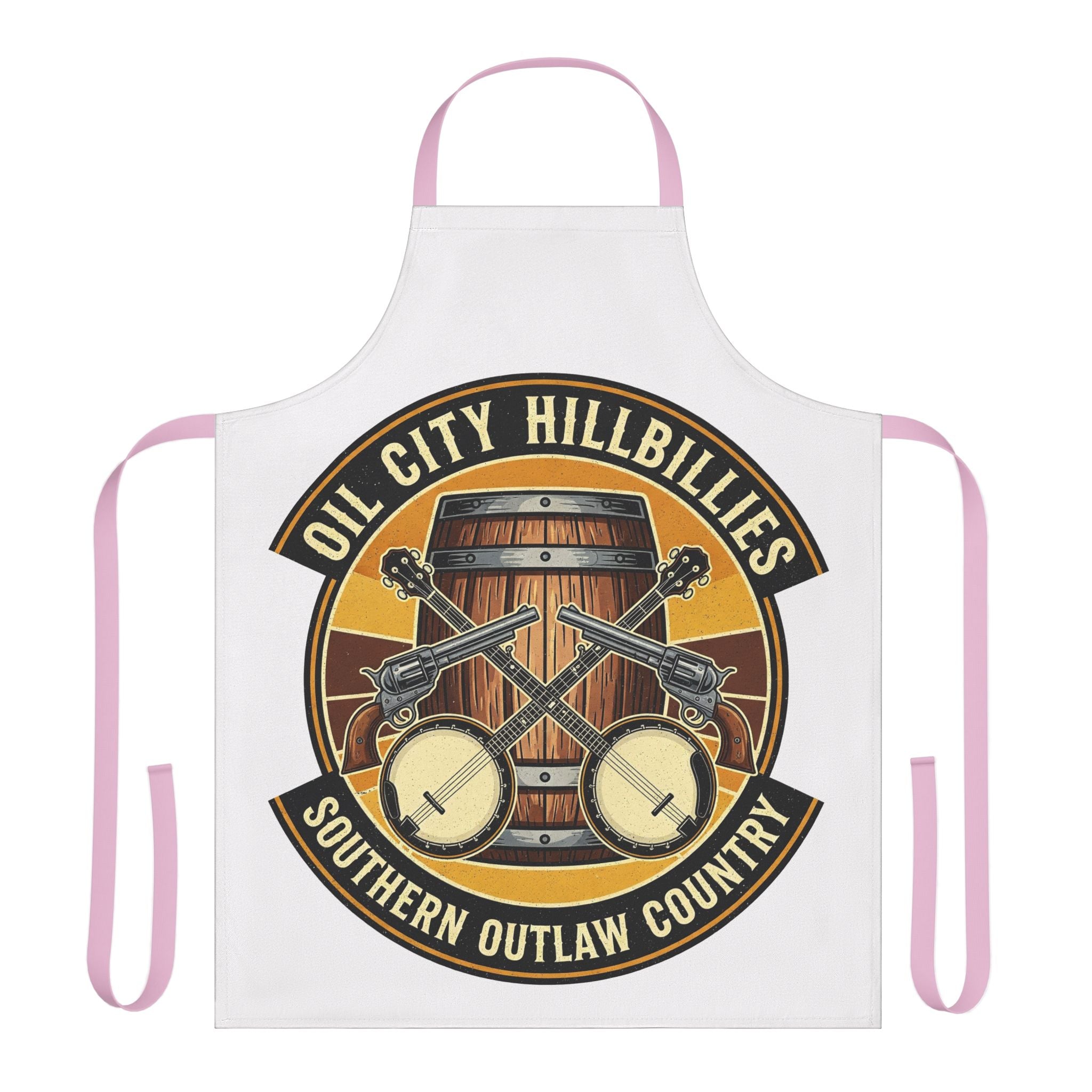 Southern Outlaw Country Apron – Perfect Gift for Foodies & BBQ Lovers, Cooking Party Wear, Unique Kitchen Decor, Hipster Gift