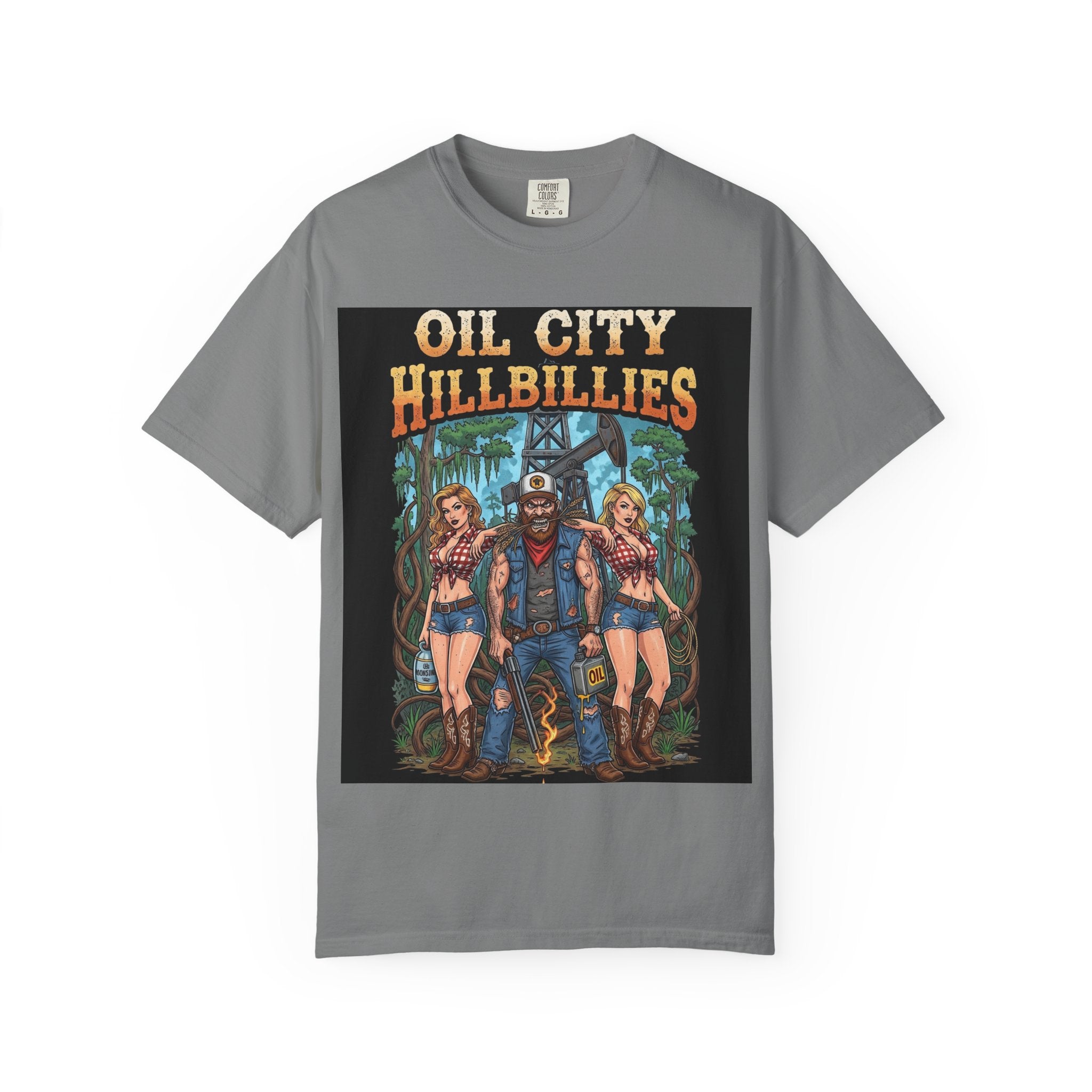Vintage Graphic Tee – Oil City Hillbillies Shirt, Unisex T-Shirt, Casual Wear, Festival Outfit, Southern Pride Apparel