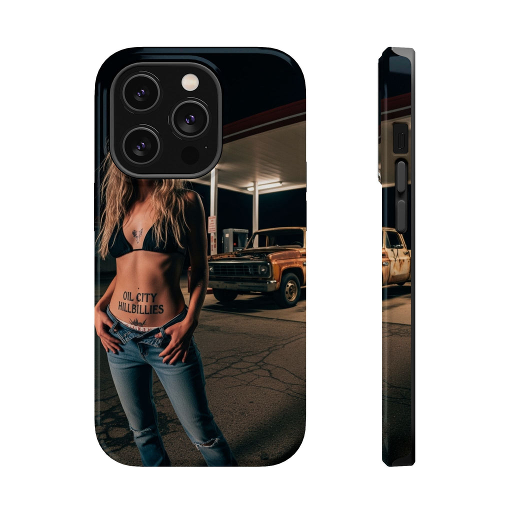 Oil City Hillbillies Magnetic Tough Cases | Personalized Phone Cover, Unique Gift for Country Lovers, Tough Cell Phone Case, Hillbilly Style