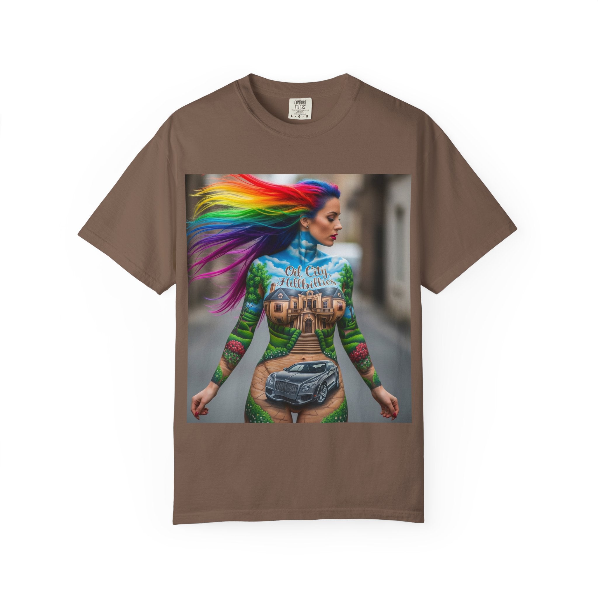 Vibrant Graphic T-Shirt for Creative Souls | Unisex Tee, Festival Wear, Casual Street Style, Gift for Art Lovers