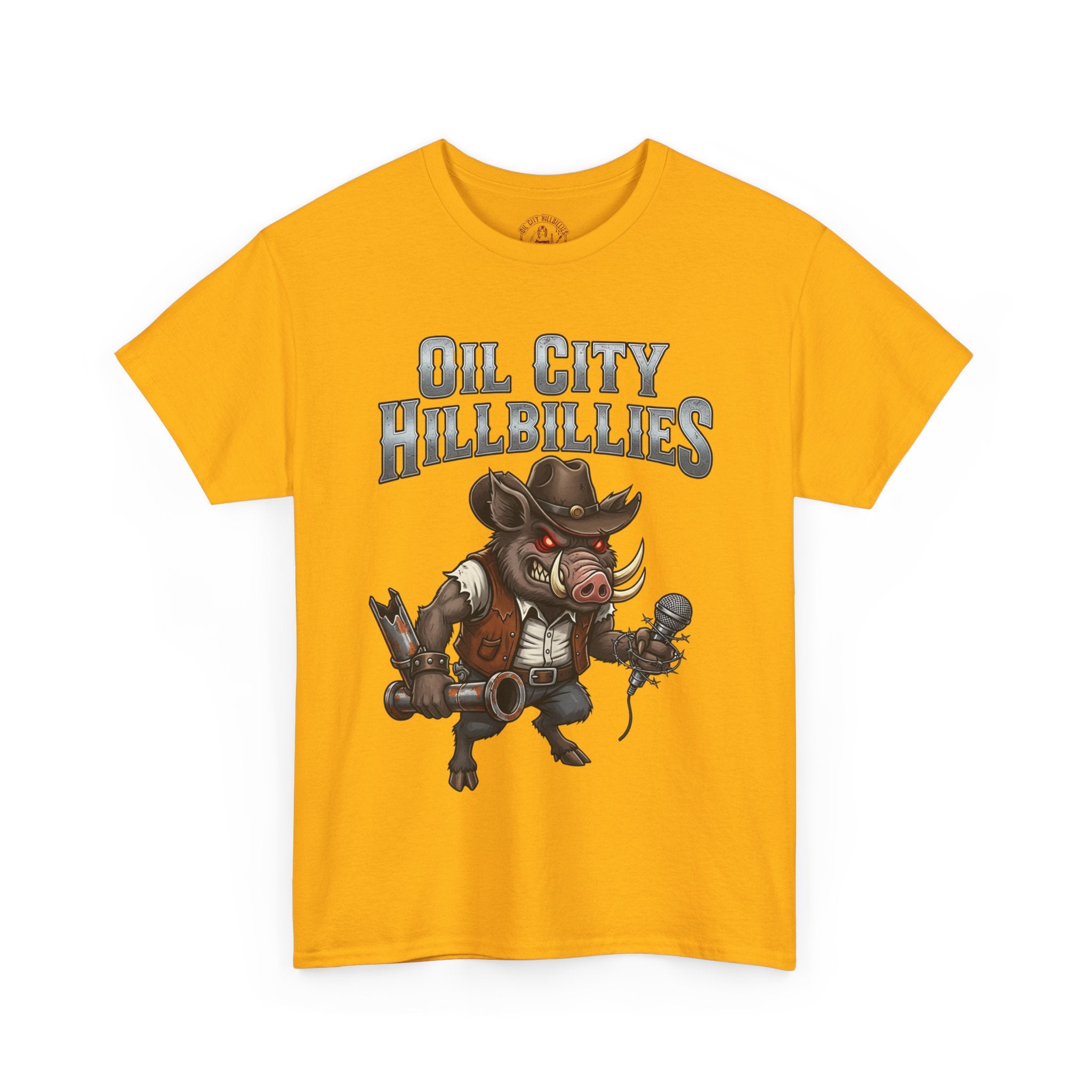 Oil City Hillbillies Unisex Tee - Country Humor Shirt, Vintage Graphic Tee, Perfect for Music Lovers, BBQ Events, Gifting, Everyday Wear