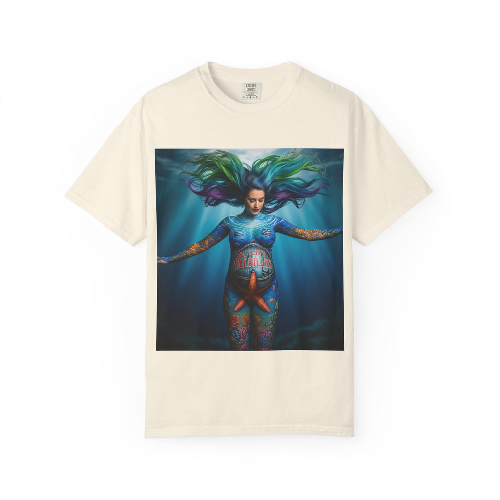 Garment-Dyed Oil City Hillbillies Tee Inspired by Southern Roots and Backwoods Culture, Bohemian T-shirt for Music Festivals, Artistic Outlaw Fashion Statement, Perfect Gift for Fans