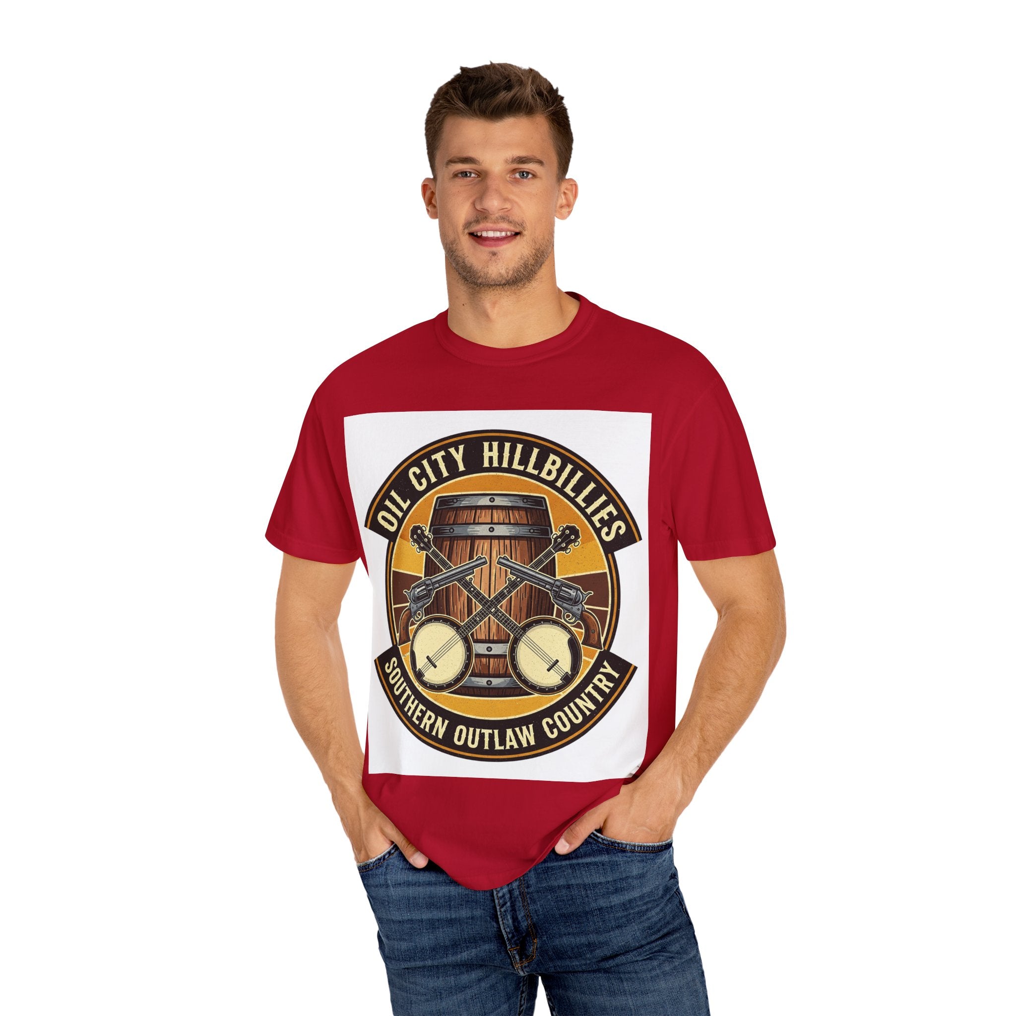 Oil City Hillbillies T-Shirt | Southern Outlaw Country Tee, Music Lover Gift, Vintage Style Shirt, Casual Outfit, Festival Apparel