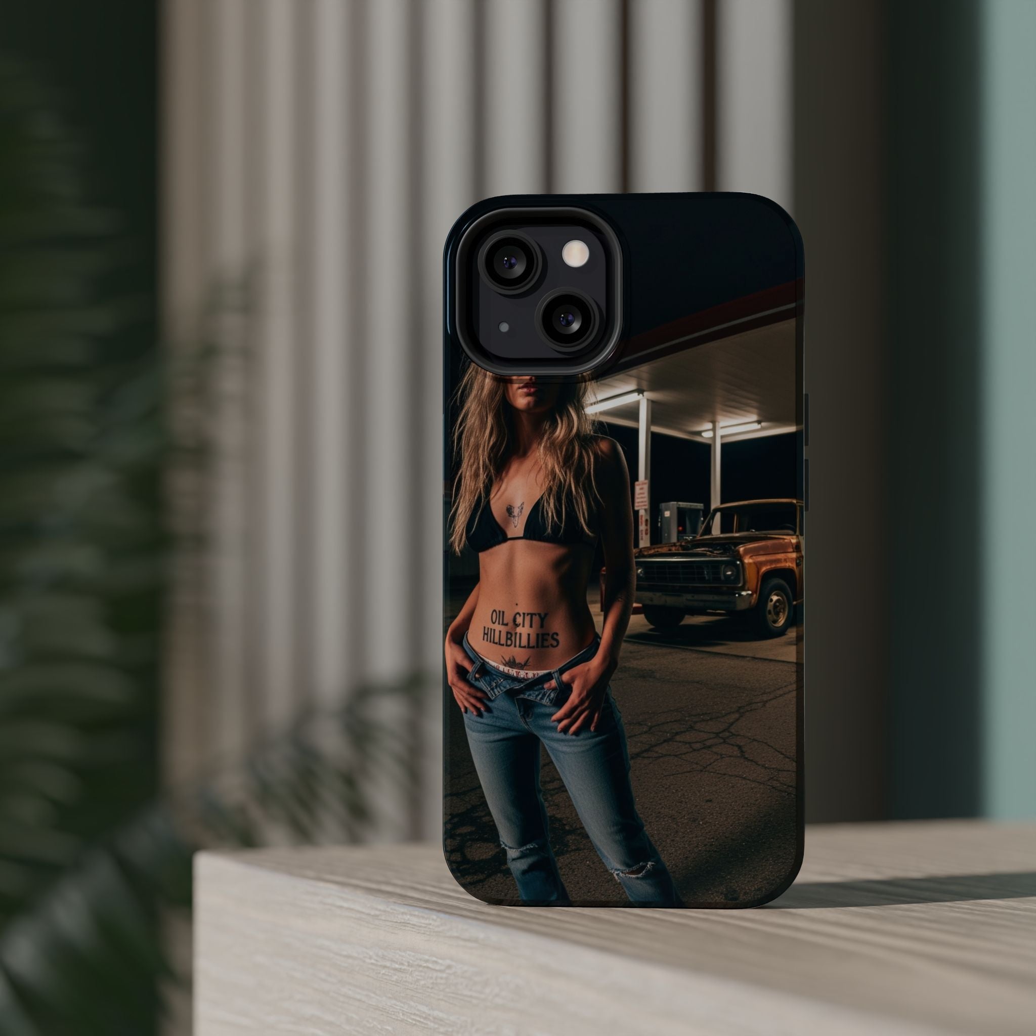 Oil City Hillbillies Magnetic Tough Cases | Personalized Phone Cover, Unique Gift for Country Lovers, Tough Cell Phone Case, Hillbilly Style
