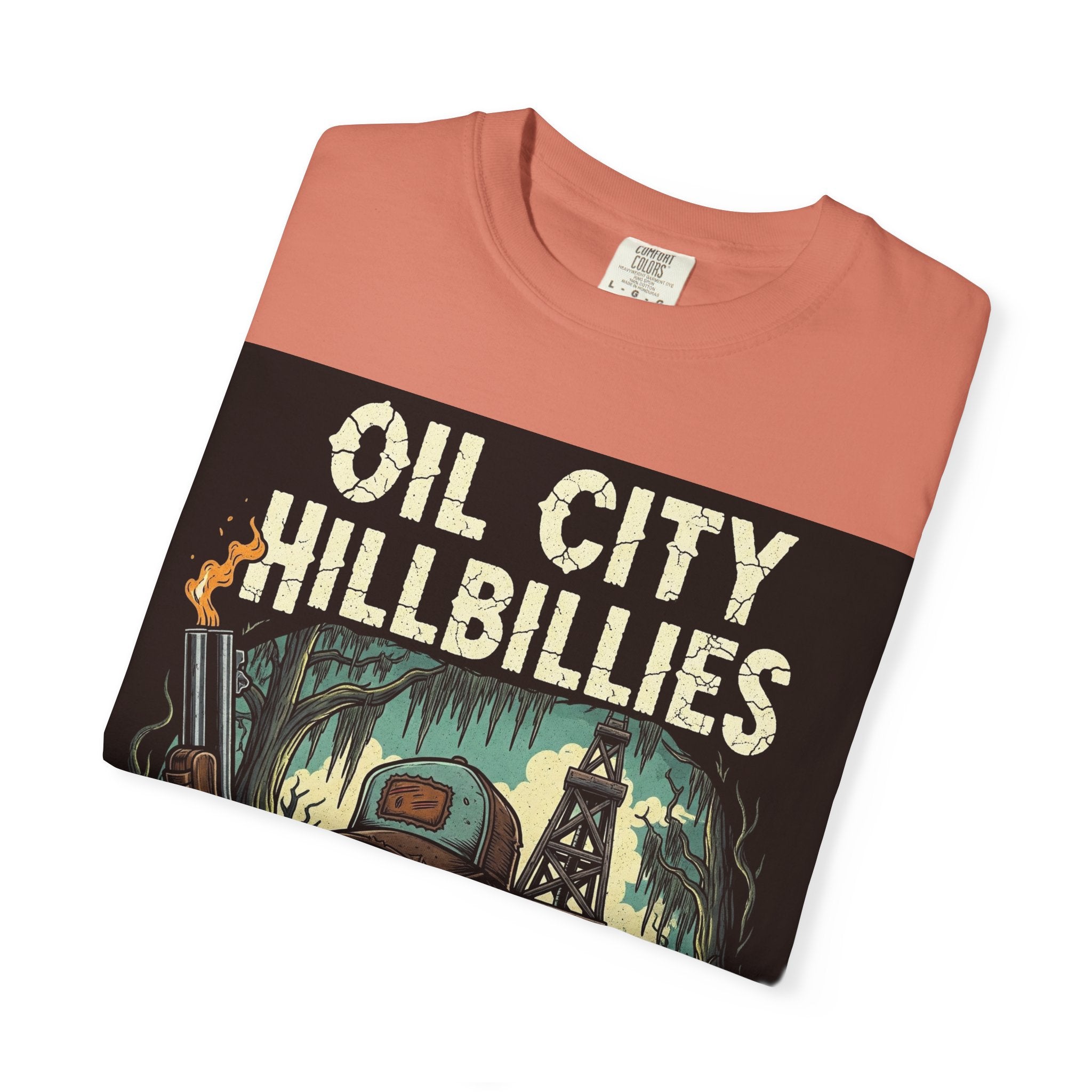 Oil City Hillbillies Unisex T-Shirt – Vintage Graphic Tee, Funny Gift, Casual Wear, Festive Party Shirt, 90s Nostalgia Style
