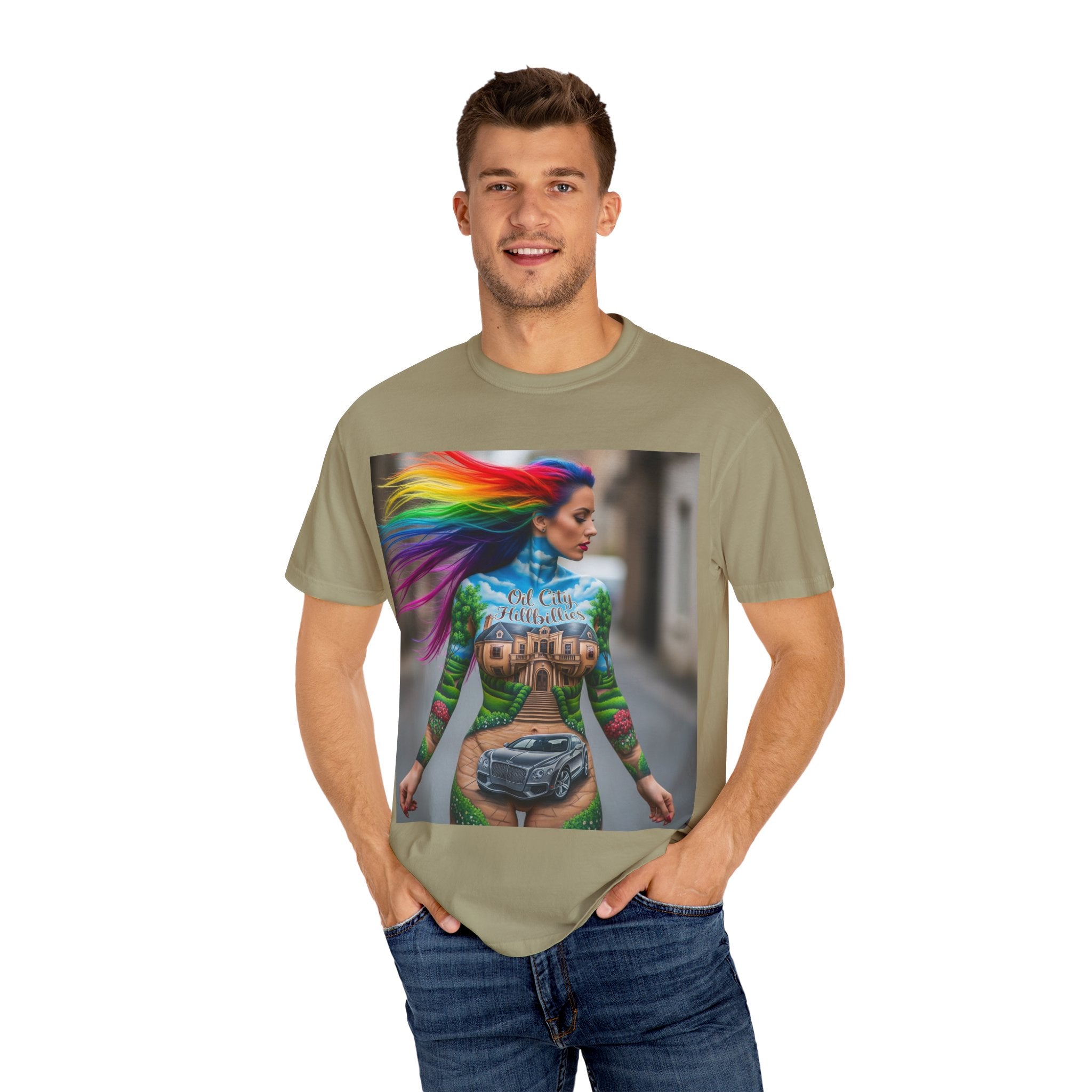Vibrant Graphic T-Shirt for Creative Souls | Unisex Tee, Festival Wear, Casual Street Style, Gift for Art Lovers