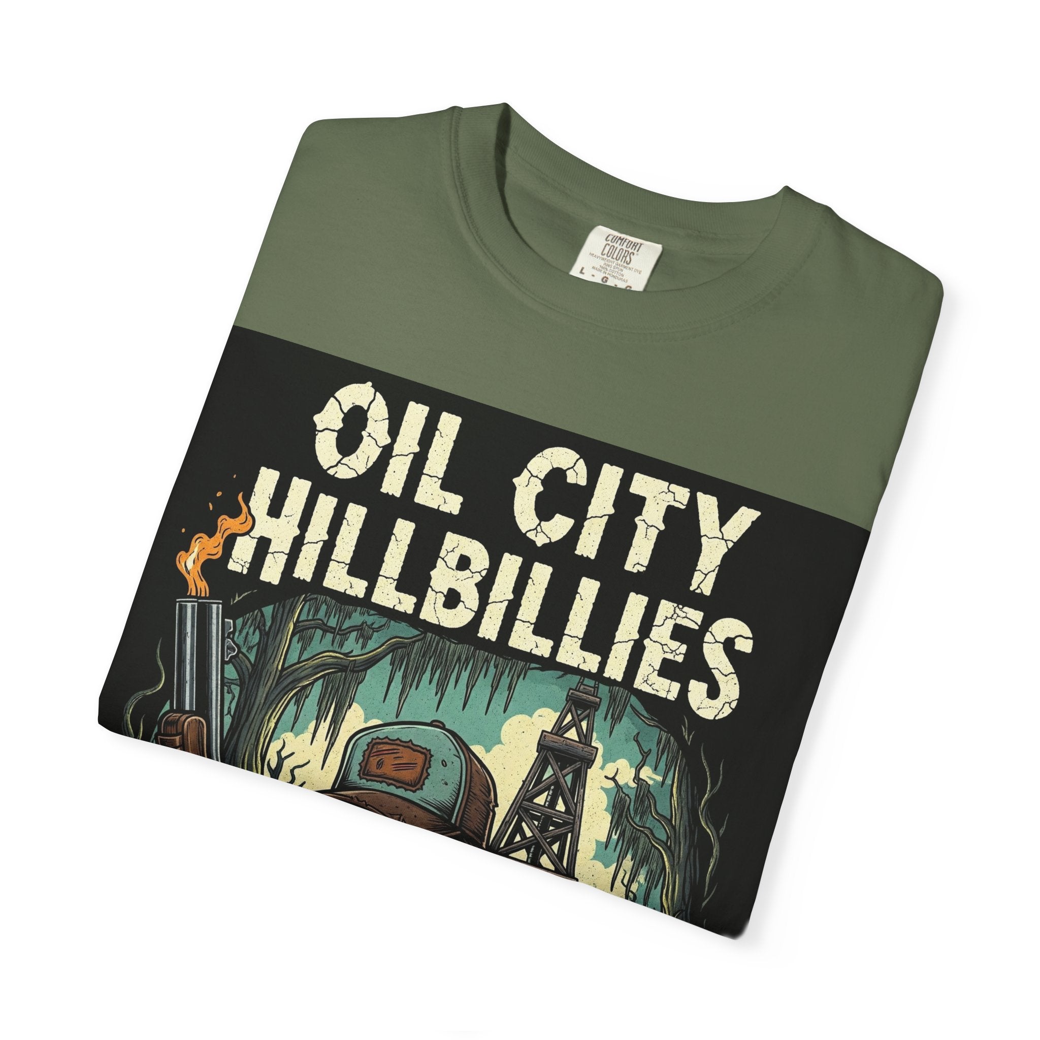 Oil City Hillbillies Unisex T-Shirt – Vintage Graphic Tee, Funny Gift, Casual Wear, Festive Party Shirt, 90s Nostalgia Style