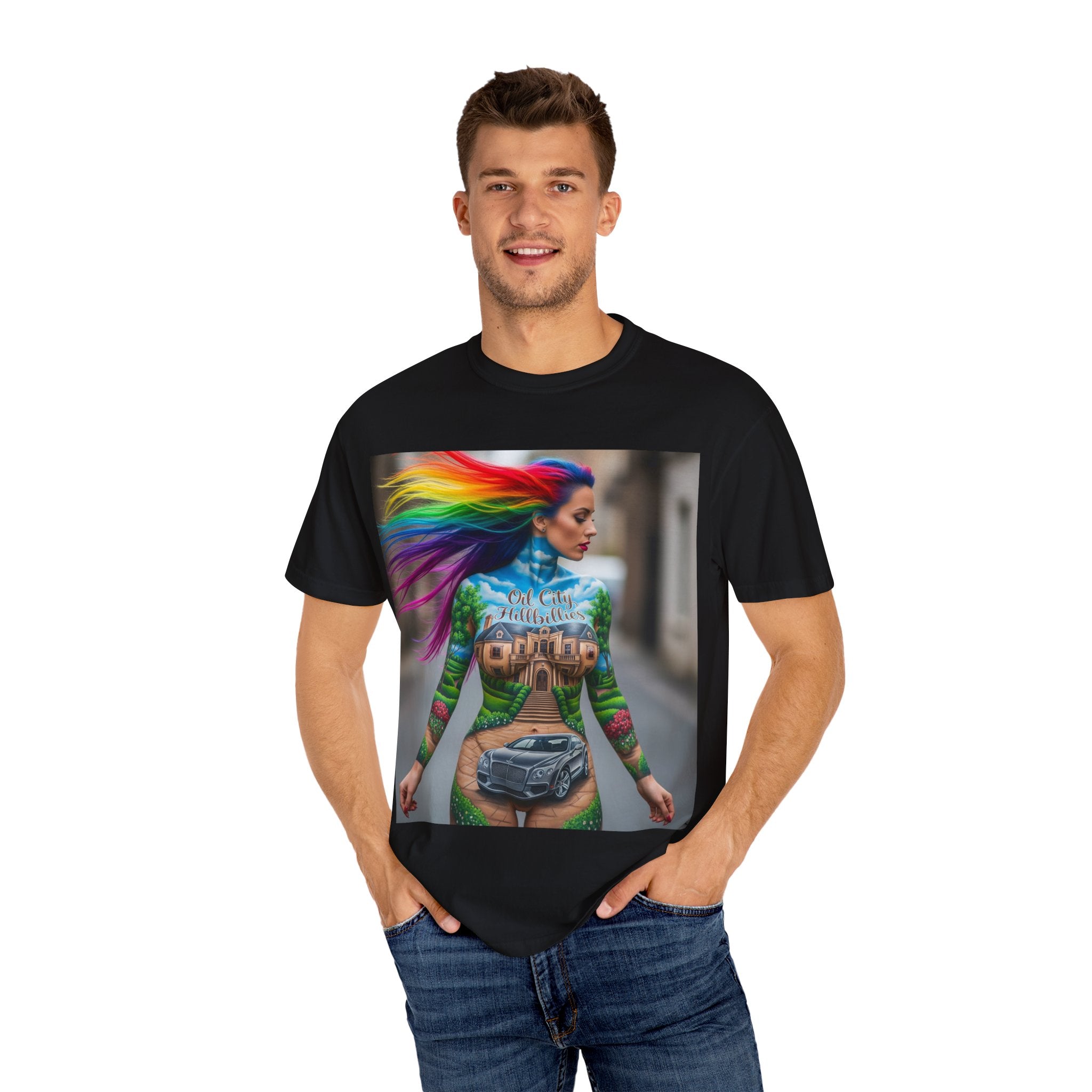 Vibrant Graphic T-Shirt for Creative Souls | Unisex Tee, Festival Wear, Casual Street Style, Gift for Art Lovers