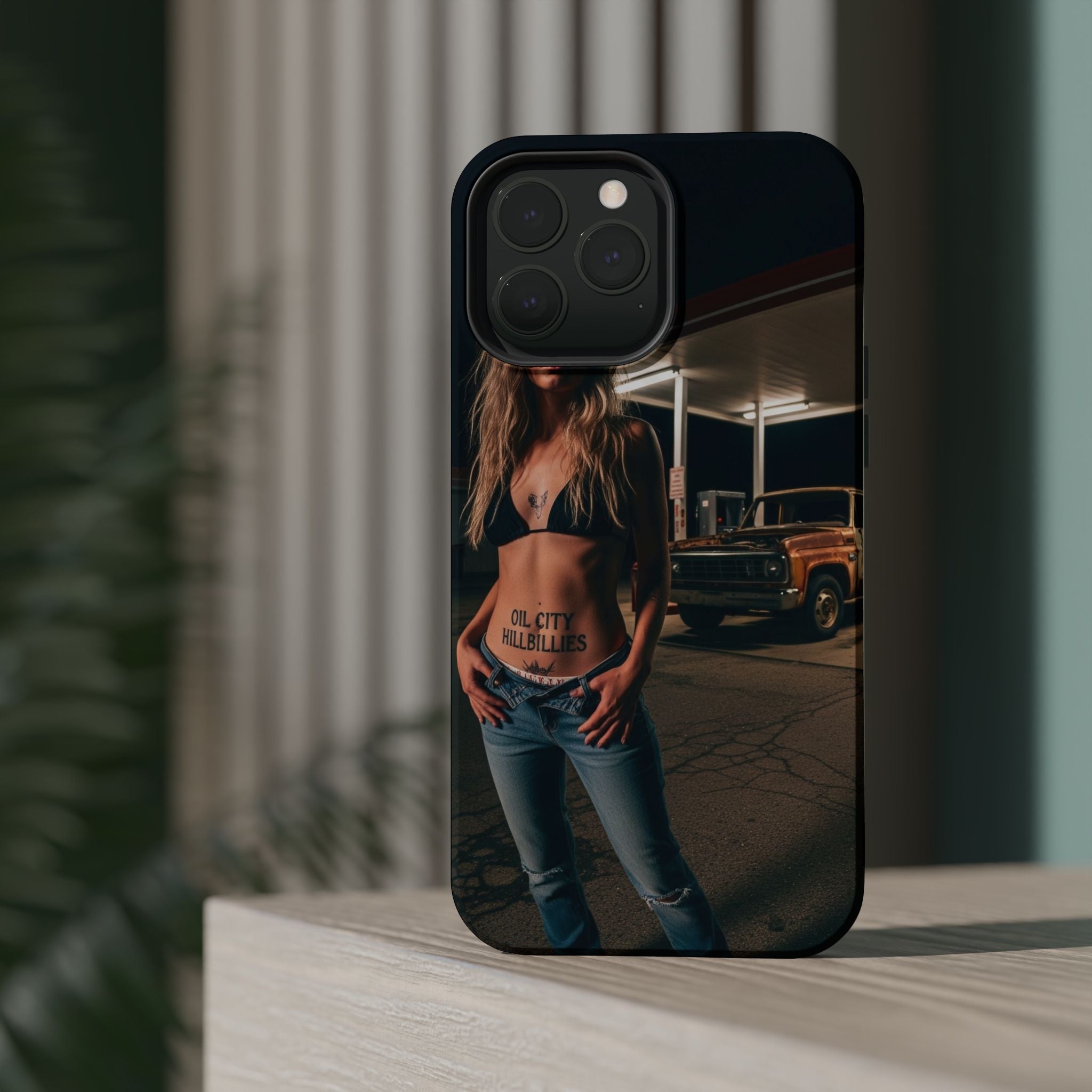 Oil City Hillbillies Magnetic Tough Cases | Personalized Phone Cover, Unique Gift for Country Lovers, Tough Cell Phone Case, Hillbilly Style