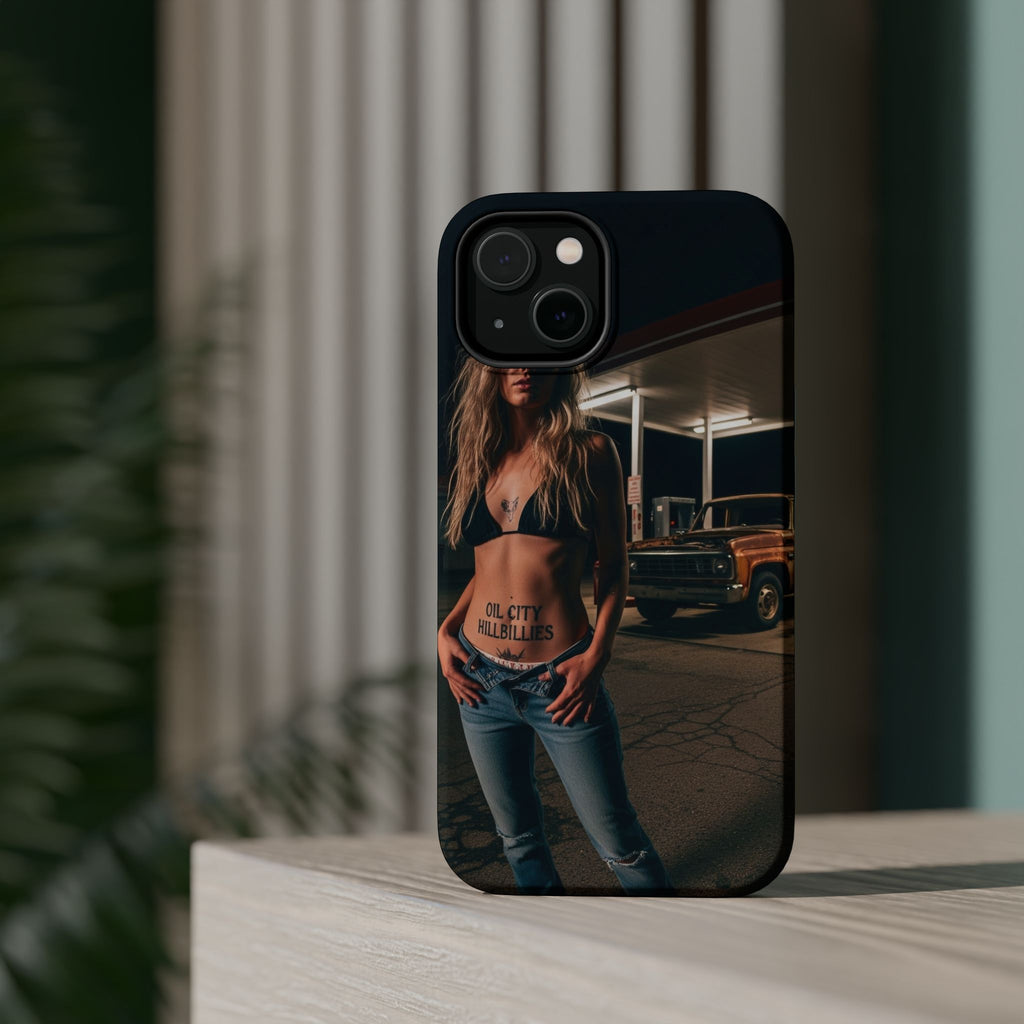 Oil City Hillbillies Magnetic Tough Cases | Personalized Phone Cover, Unique Gift for Country Lovers, Tough Cell Phone Case, Hillbilly Style