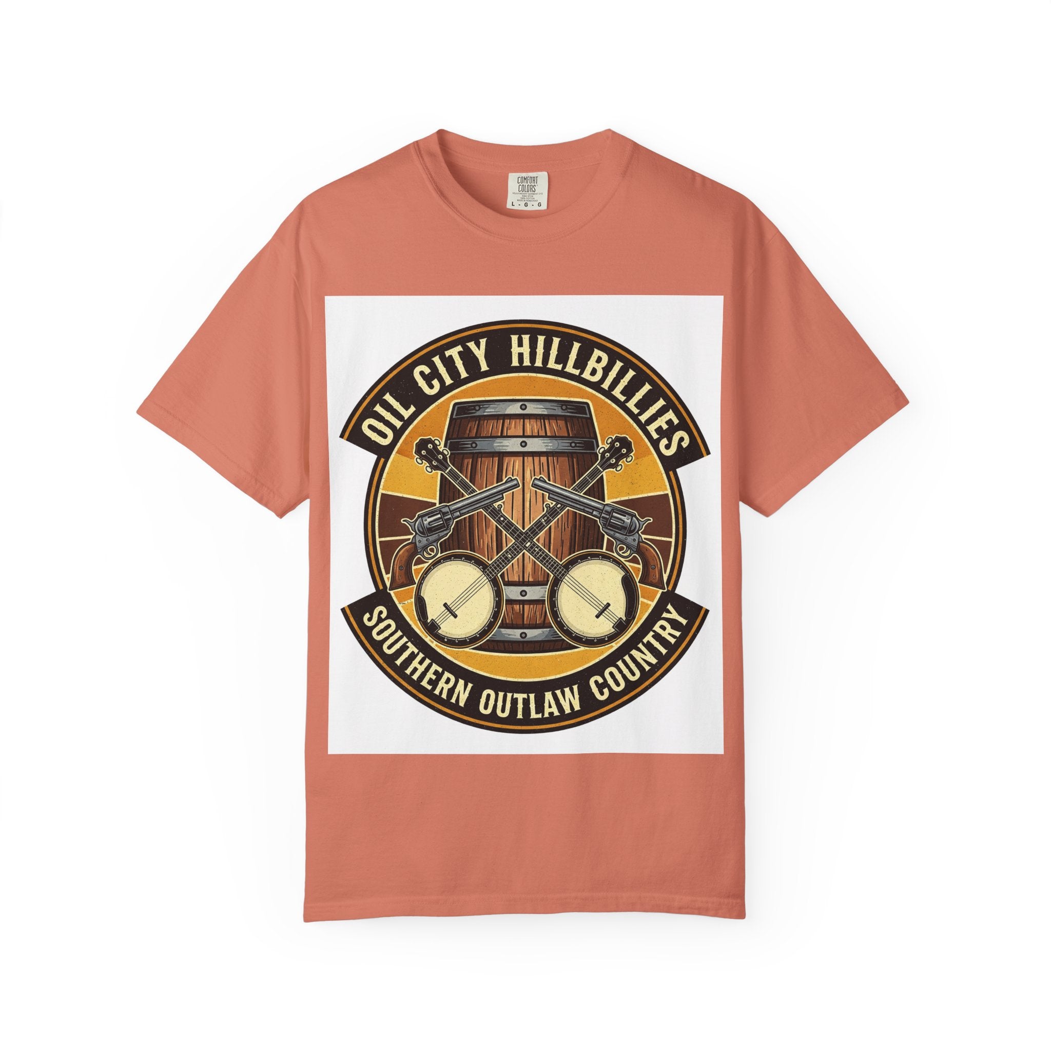 Oil City Hillbillies T-Shirt | Southern Outlaw Country Tee, Music Lover Gift, Vintage Style Shirt, Casual Outfit, Festival Apparel