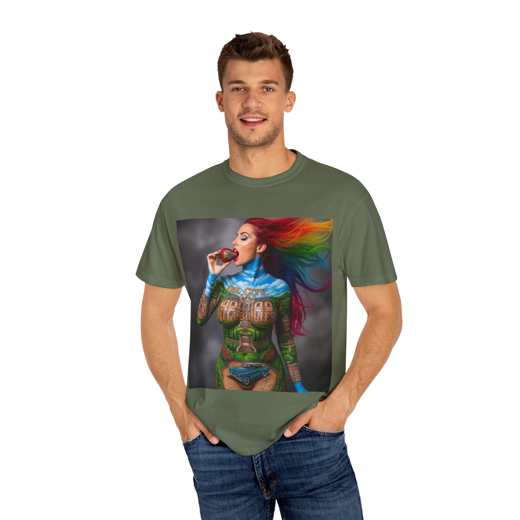 Vibrant Art-Inspired Unisex T-Shirt, Unique Graphic Tee for Art Lovers, Colorful Casual Wear, Gift for Creative Souls, Festival Clothing
