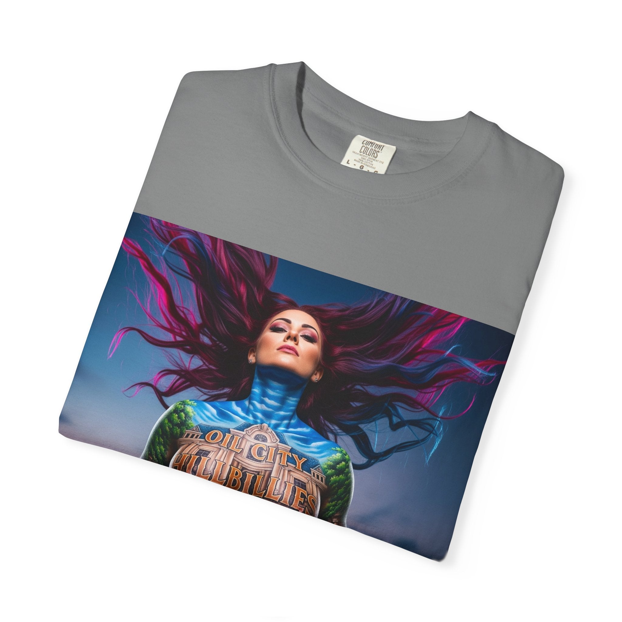 Mystical Spirit T-Shirt | Ethereal Oil City Hillbillies Art Tee, Unisex Graphic Shirt, Bohemian Style, Gift for Her, Festival Wear, Unique Artwear