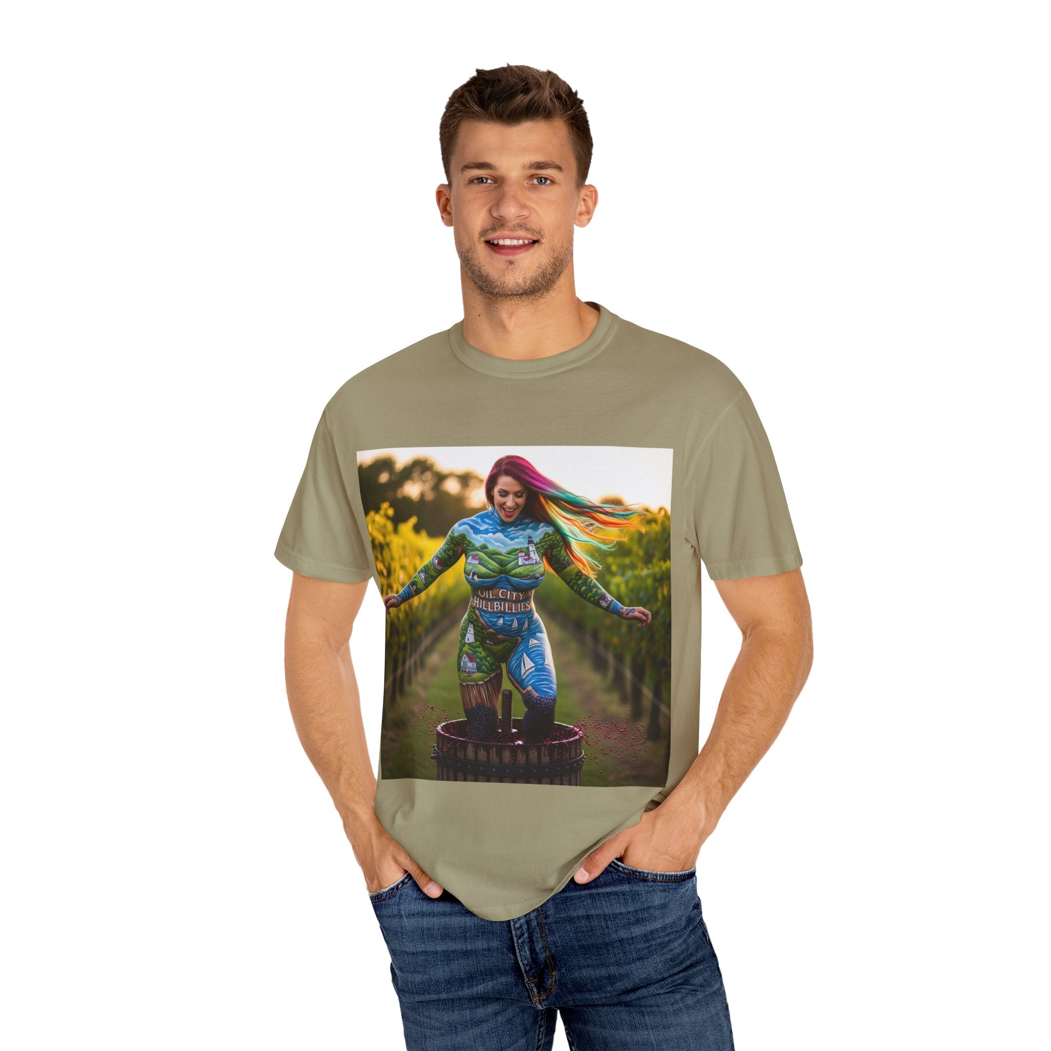 Vibrant Art T-Shirt, Colorful Graphic Tee, Eco-Friendly Cotton Shirt, Unique Gift for Art Lovers, Festival Wear, Casual Everyday Top