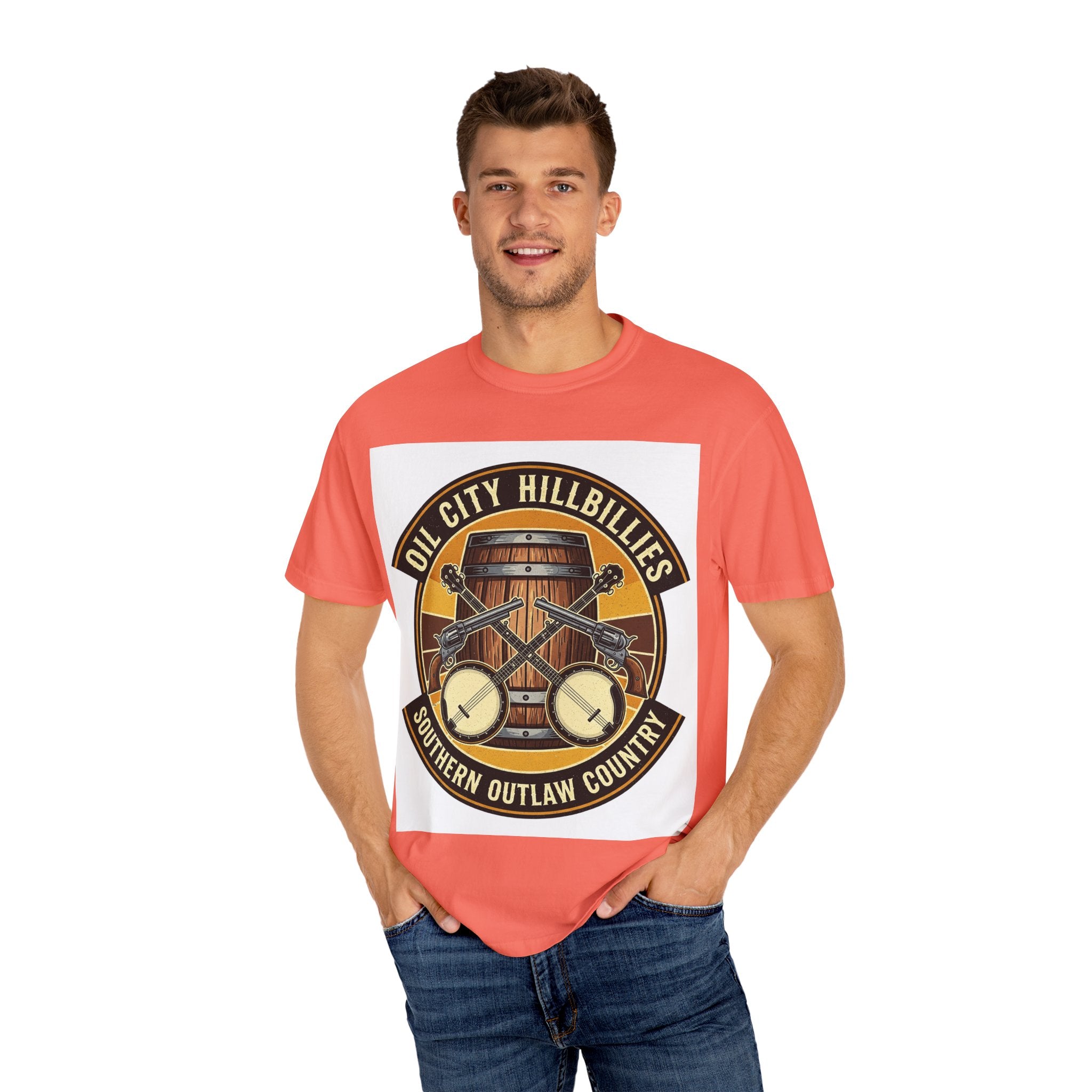 Oil City Hillbillies T-Shirt | Southern Outlaw Country Tee, Music Lover Gift, Vintage Style Shirt, Casual Outfit, Festival Apparel