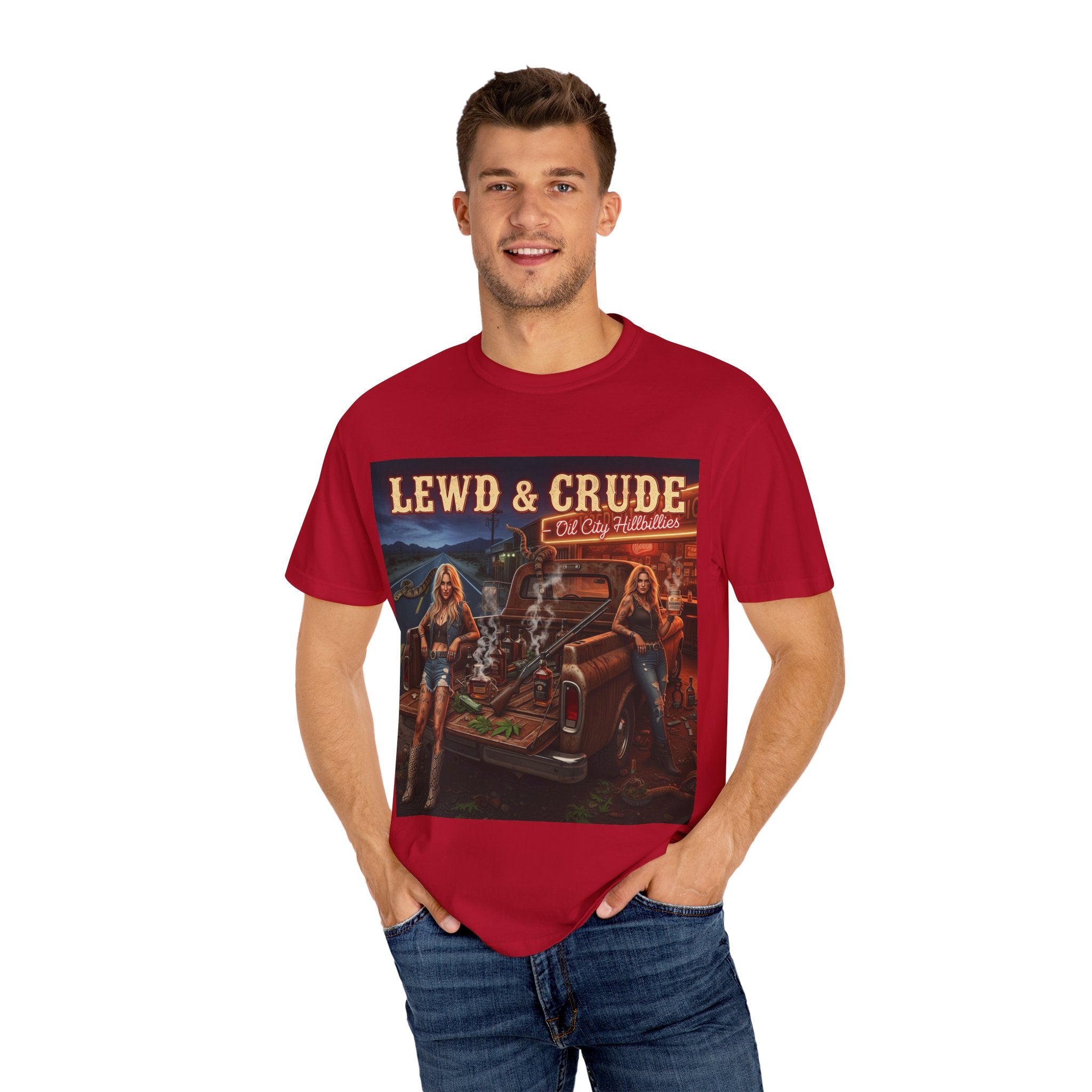 Vintage-Inspired Oil City Hillbillies Graphic Tee, Retro T-Shirt for Southern Outlaws, Perfect Gift for Birthdays, Parties, or Everyday Wear
