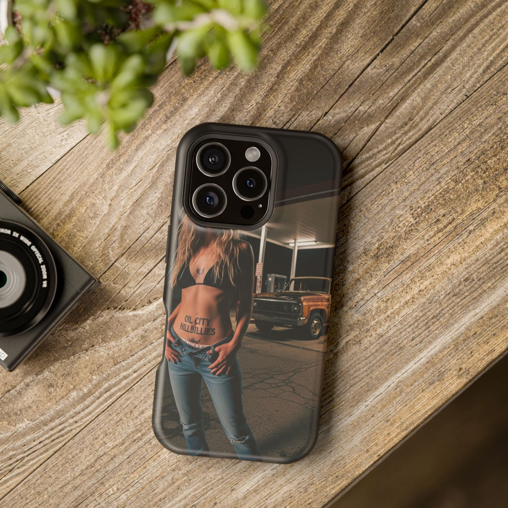 Oil City Hillbillies Magnetic Tough Cases | Personalized Phone Cover, Unique Gift for Country Lovers, Tough Cell Phone Case, Hillbilly Style