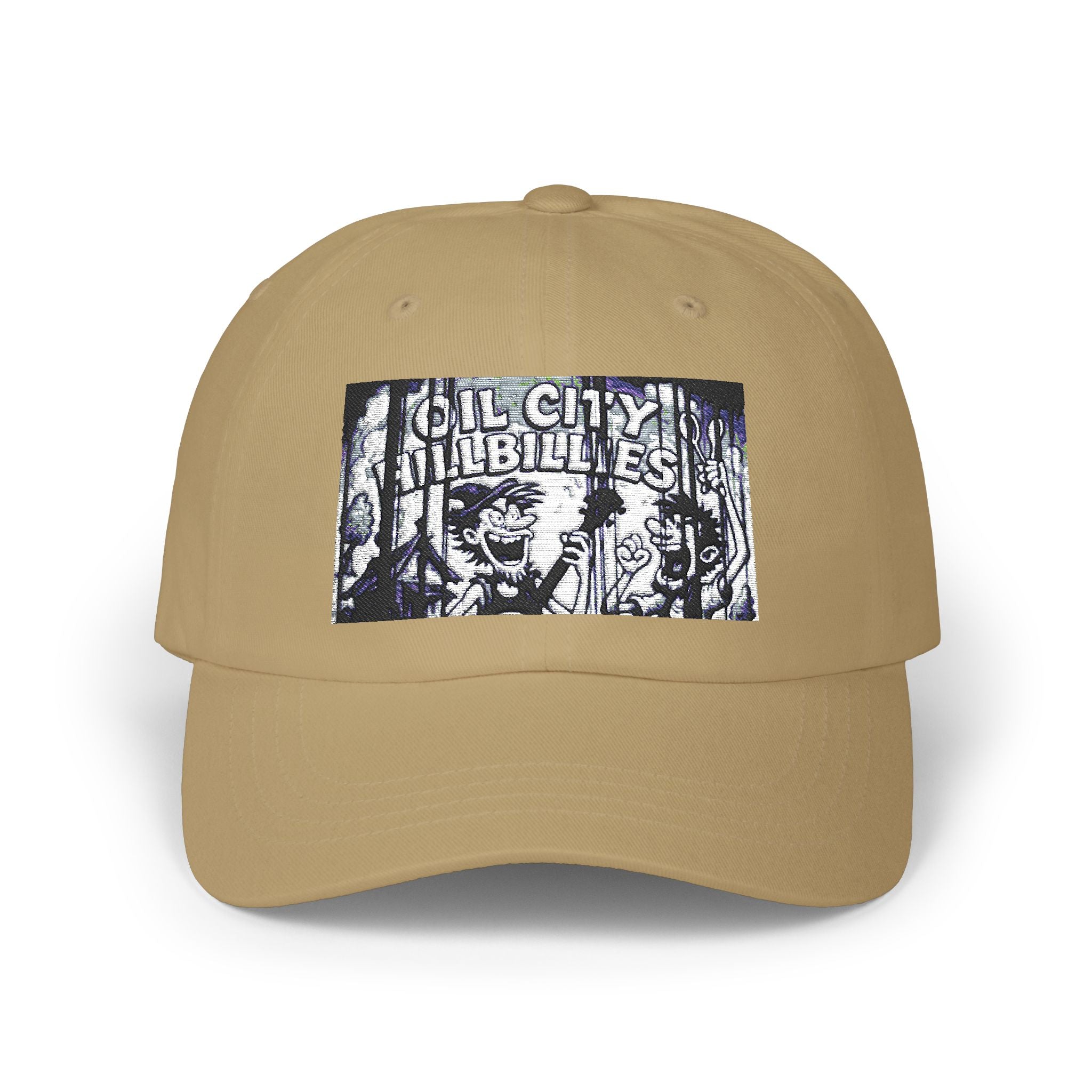 Oil City Hillbillies Vintage-Inspired Dad Cap with Graphic Design, Casual Hat for Dads, Perfect Father’s Day Gift, Relaxed Fit Cap, Summer Accessory