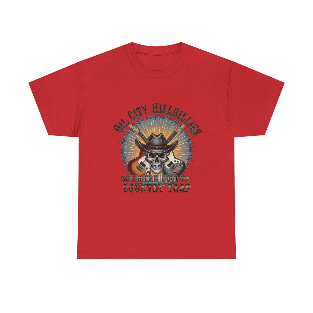 Southern Outlaw Graphic Tee | Unisex Heavy Cotton Tee for Country Music Lovers, Festival Wear, Casual Style, Gift for Him/Her