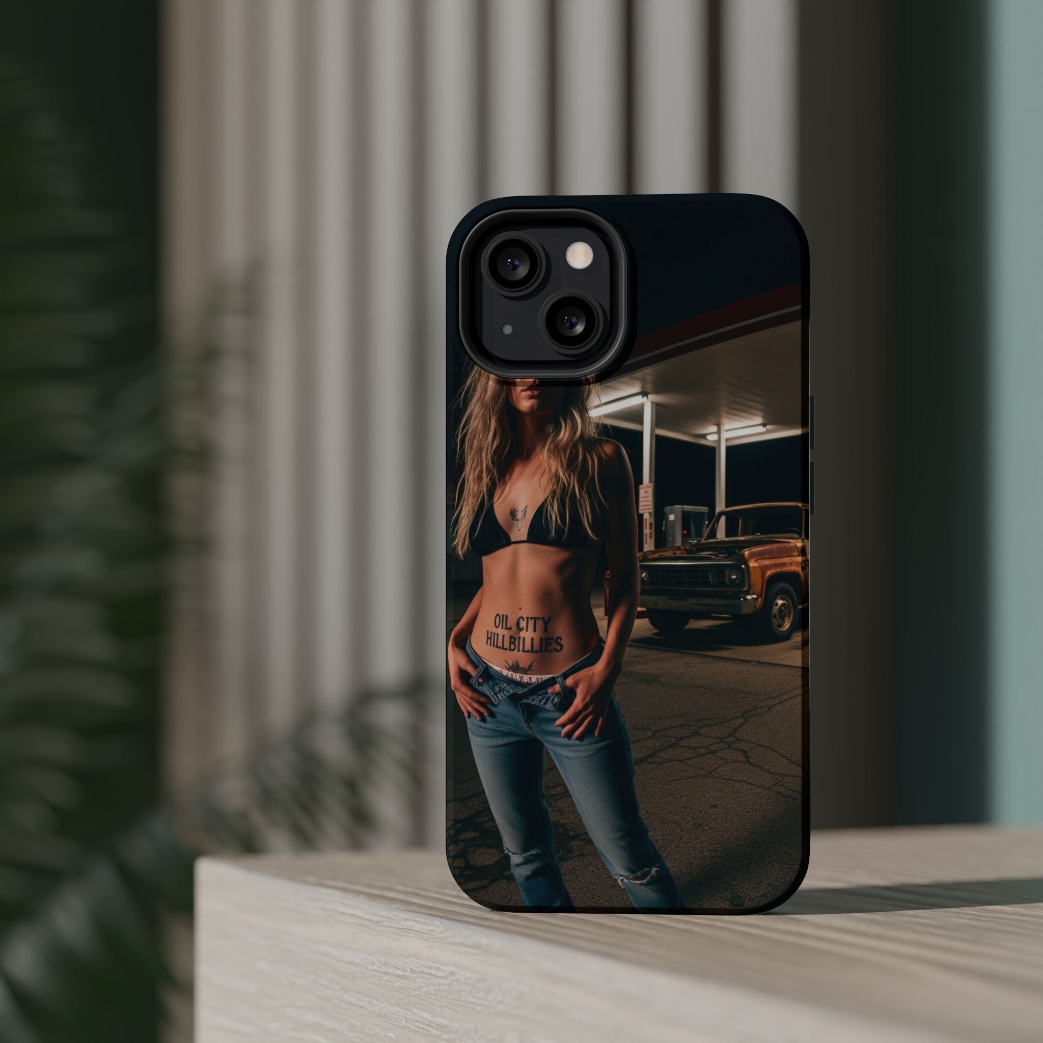 Oil City Hillbillies Magnetic Tough Cases | Personalized Phone Cover, Unique Gift for Country Lovers, Tough Cell Phone Case, Hillbilly Style